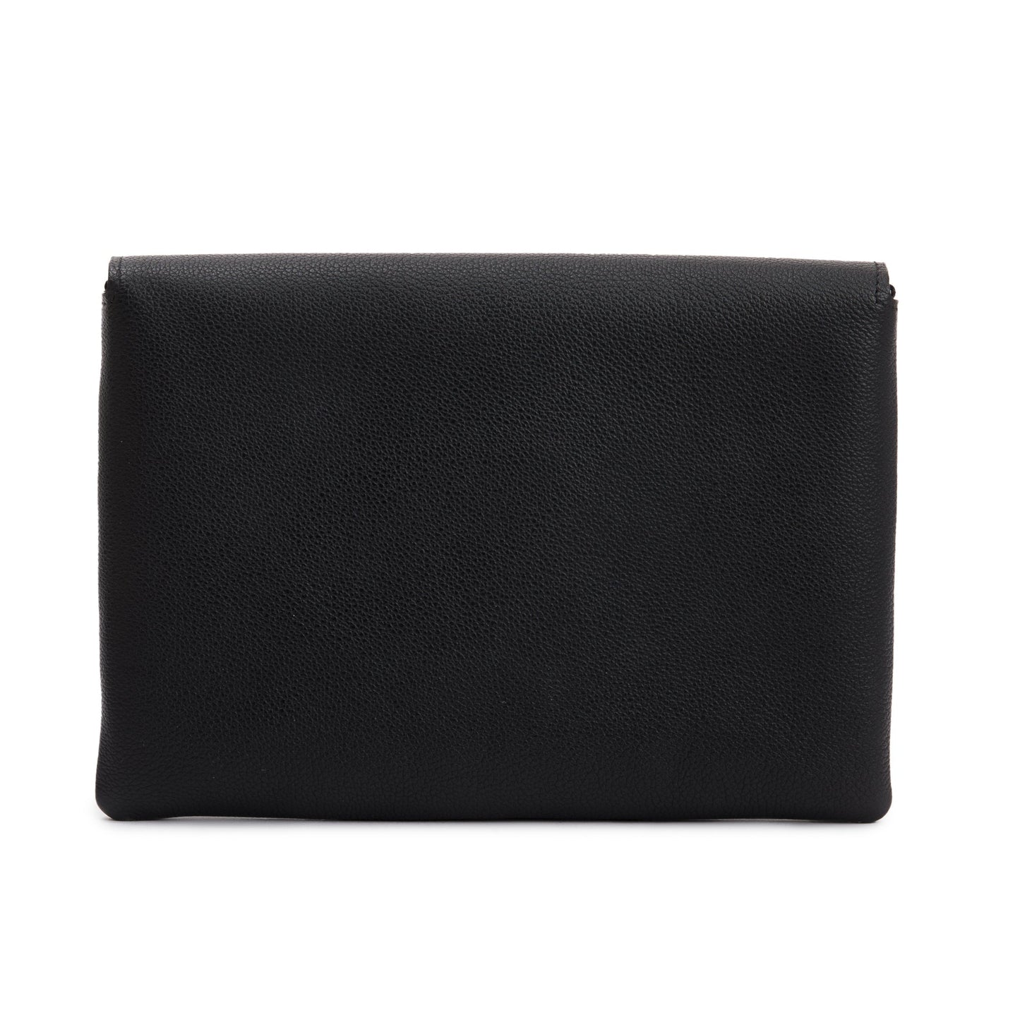 Louis Vuitton Black Leather MyLockME Chain Pochette