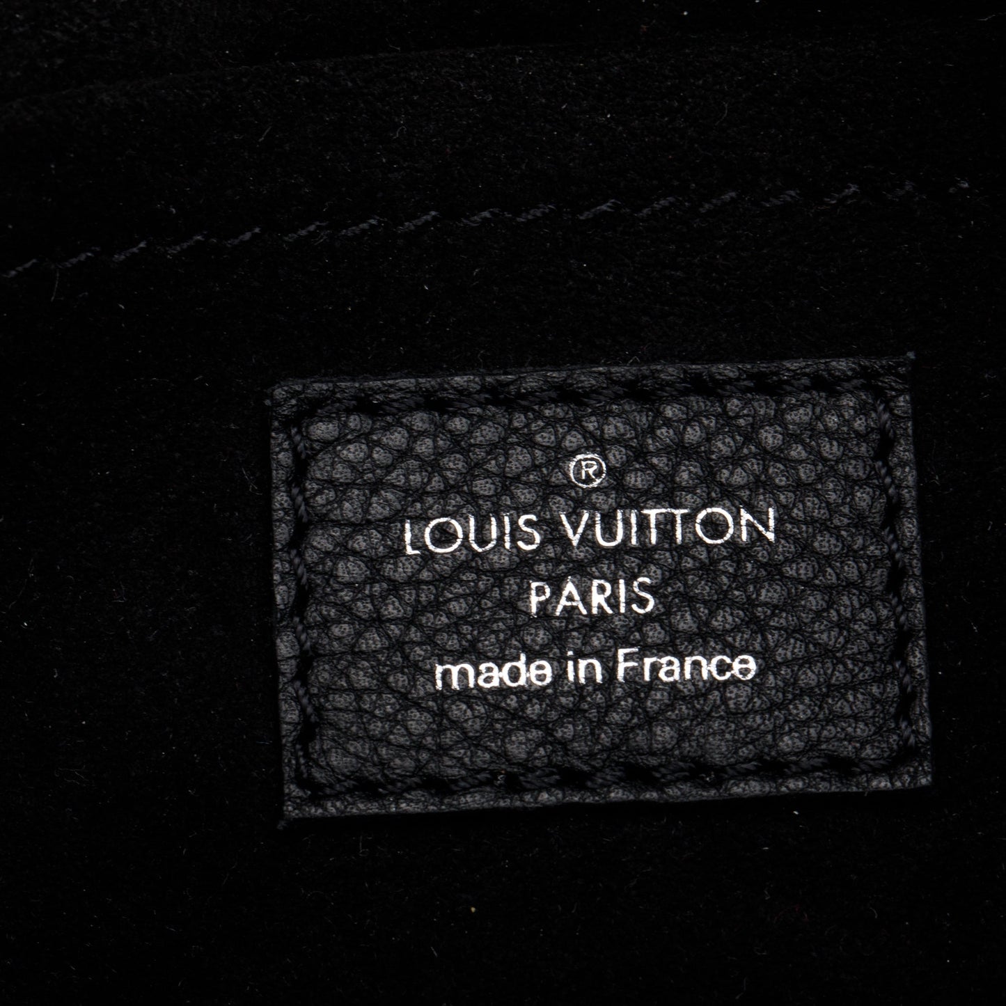 Louis Vuitton Black Leather MyLockMe Chain Bag