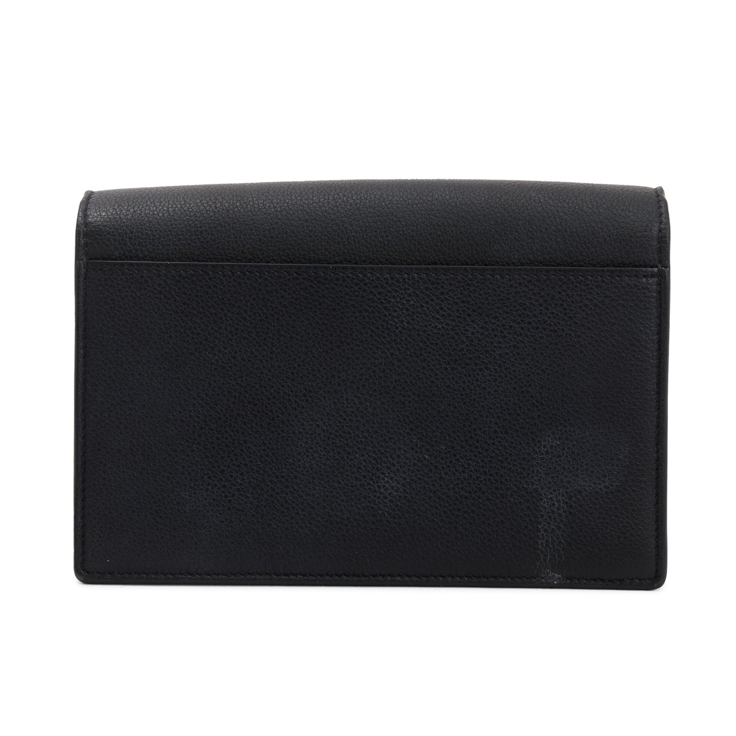 Louis Vuitton Black Leather Mylockme Chain Pochette