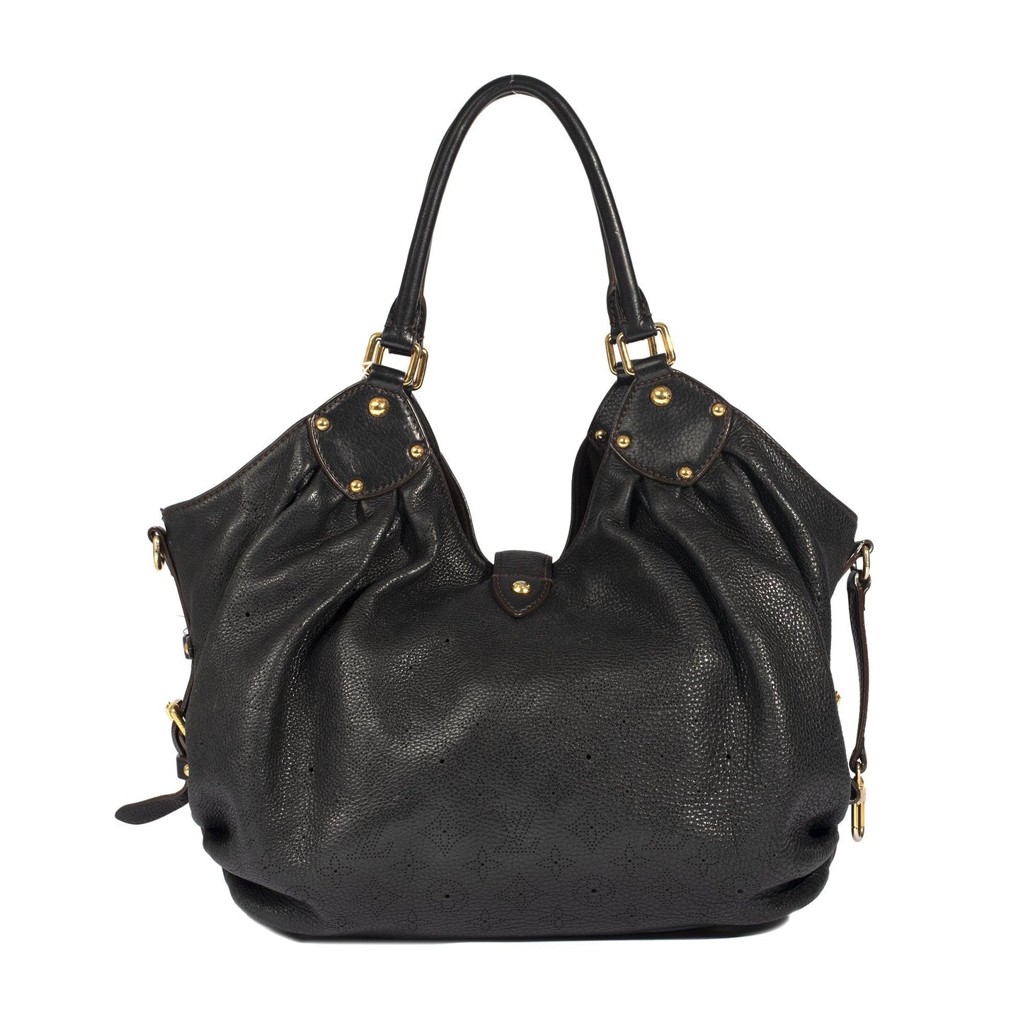 Louis Vuitton Black Mahina L Hobo