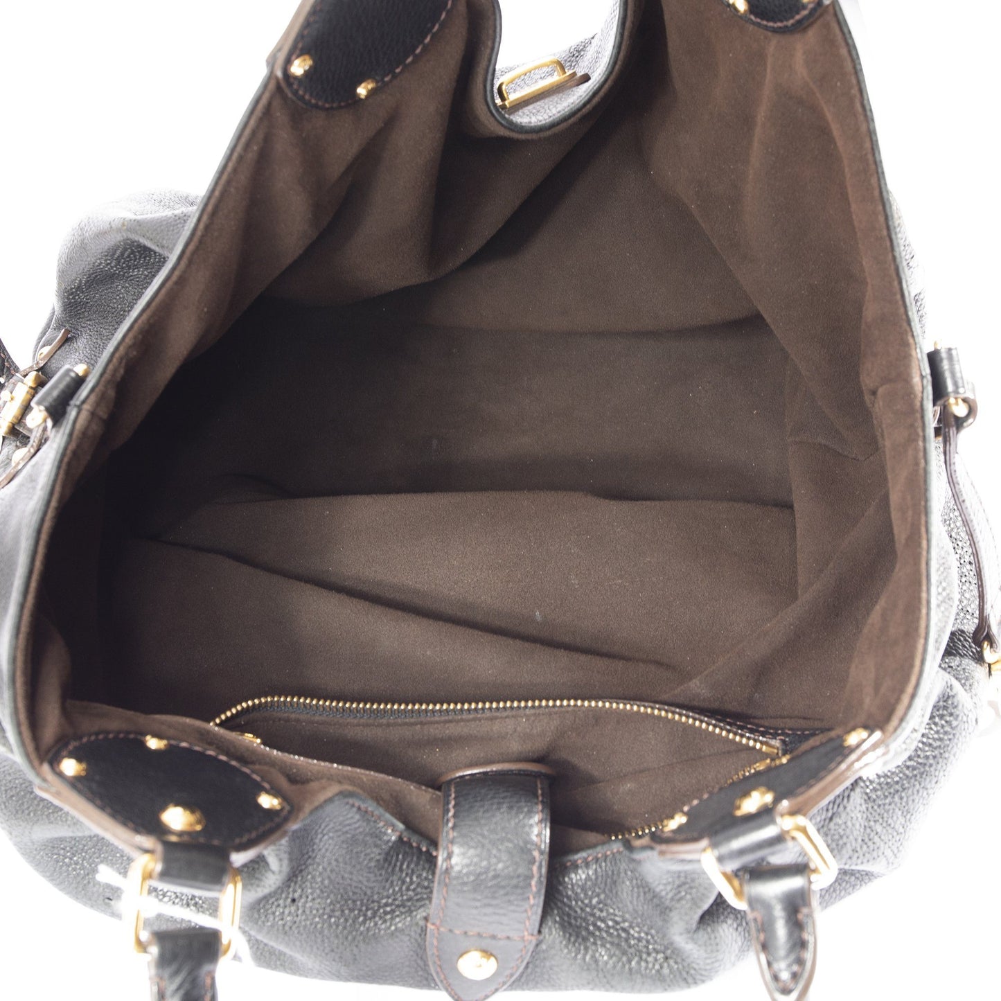 Louis Vuitton Black Mahina L Hobo