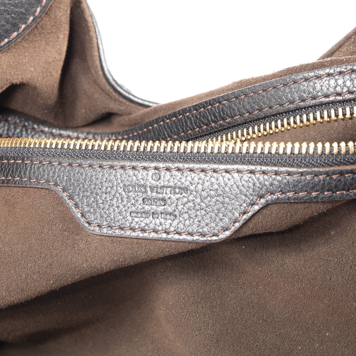 Louis Vuitton Black Mahina L Hobo