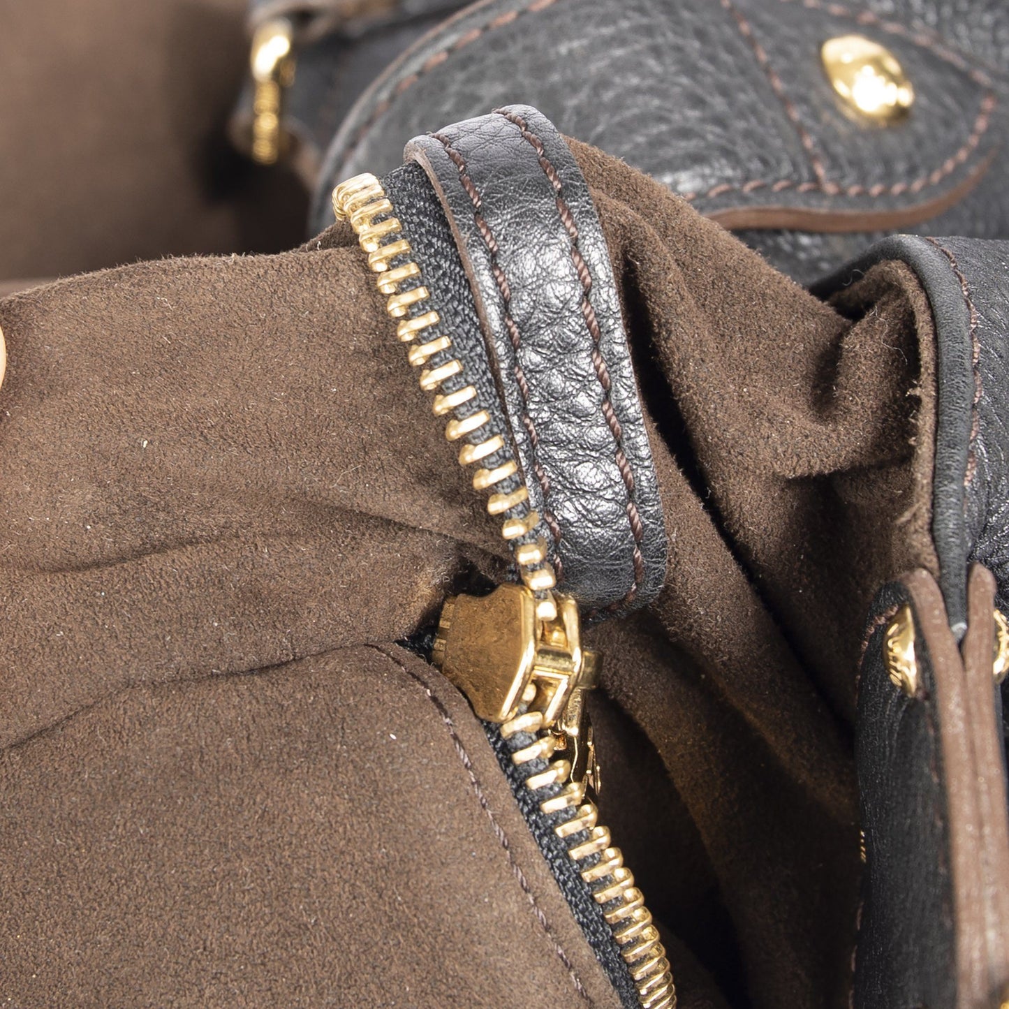 Louis Vuitton Black Mahina L Hobo