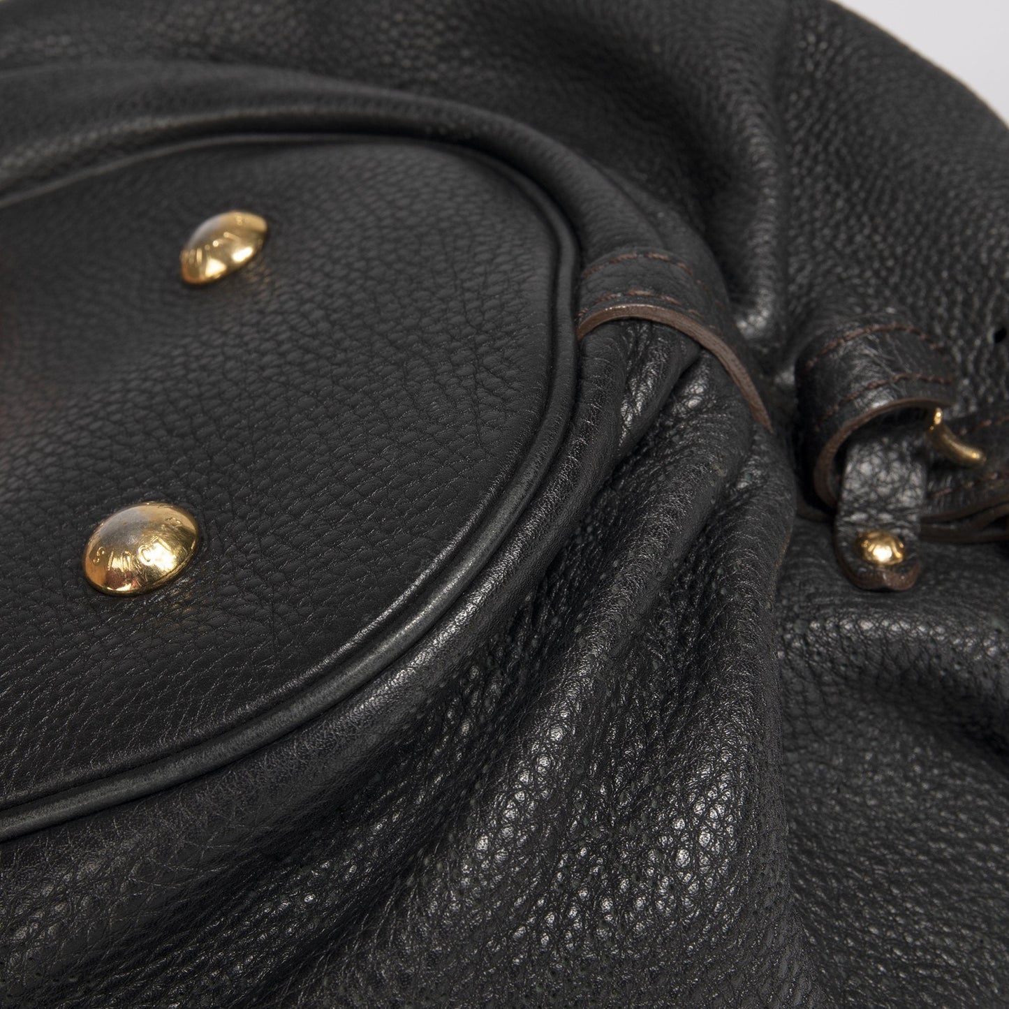 Louis Vuitton Black Mahina L Hobo