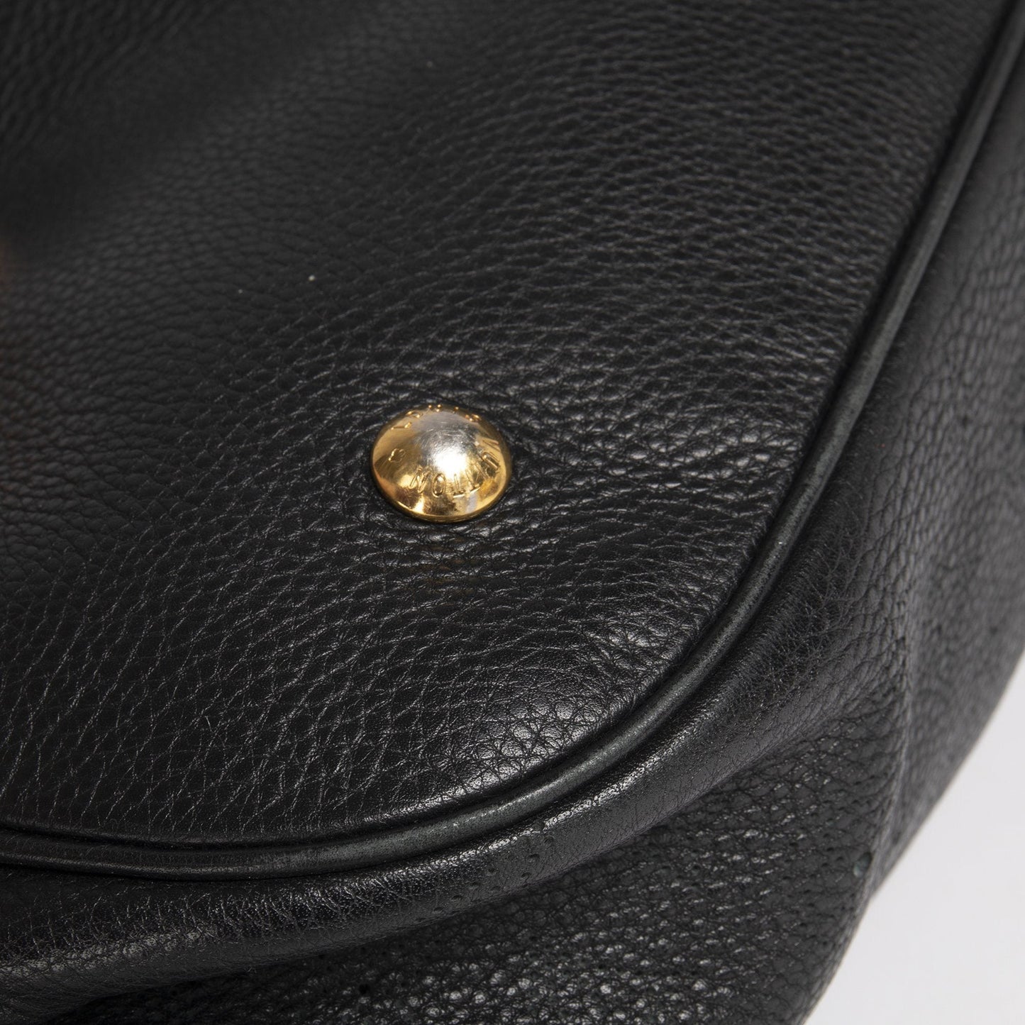 Louis Vuitton Black Mahina L Hobo