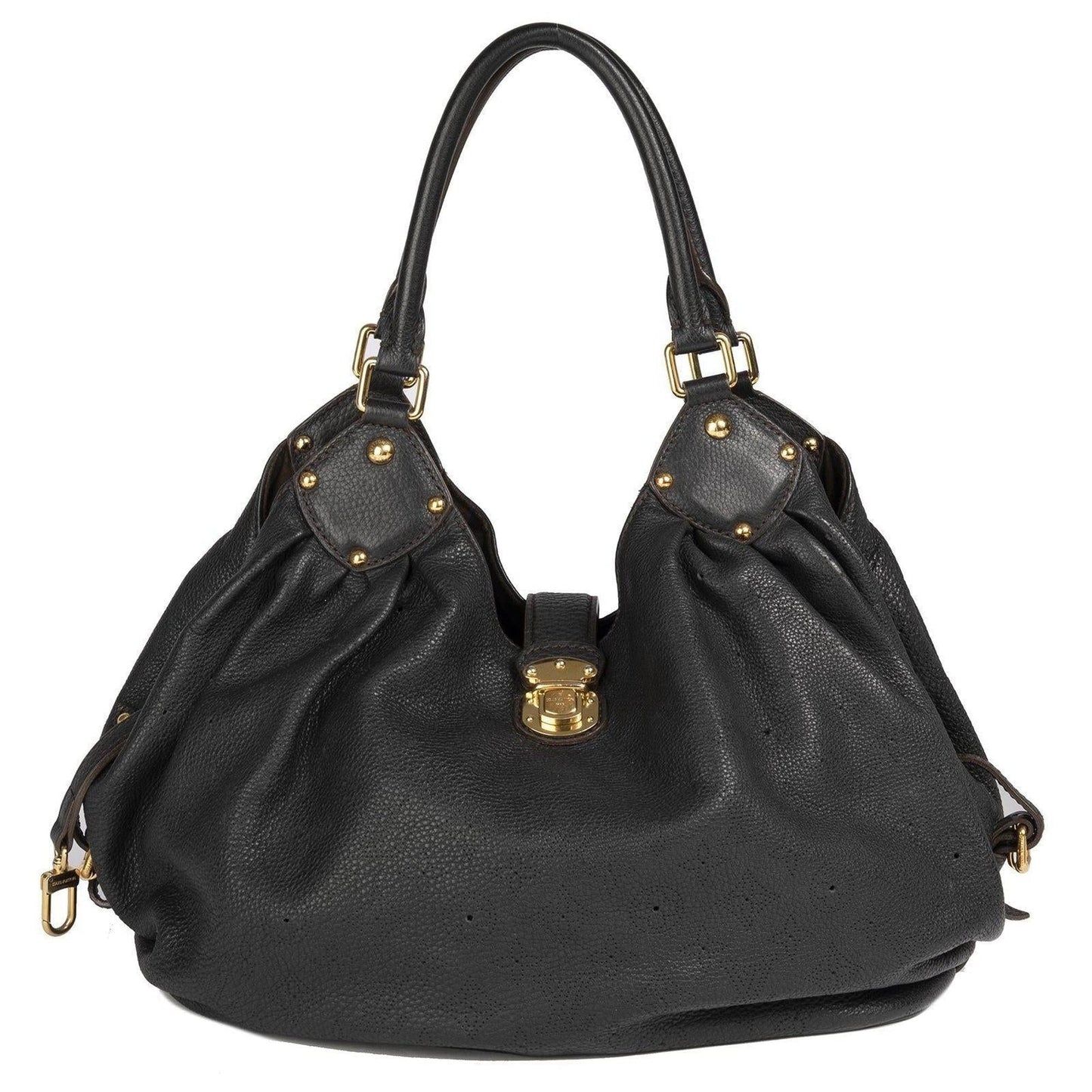 Louis Vuitton Black Mahina L Hobo