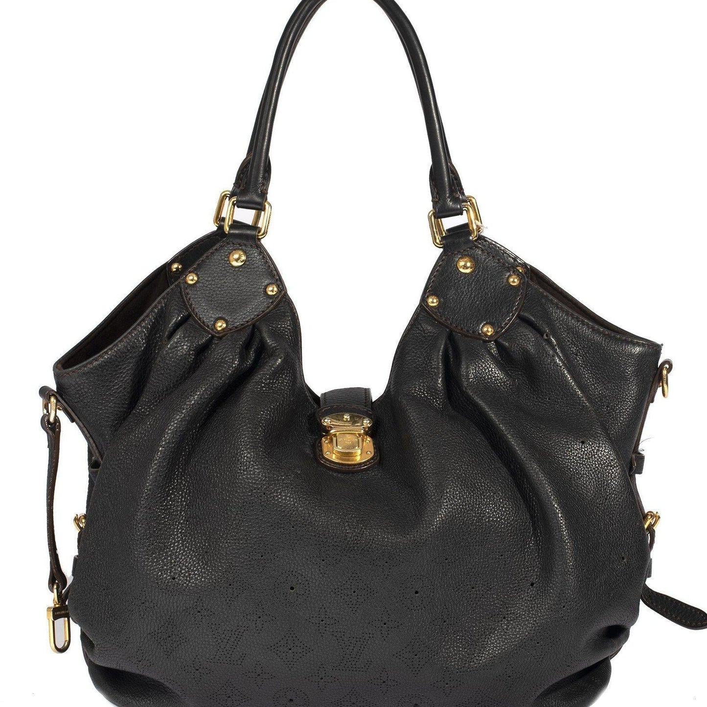 Louis Vuitton Black Mahina L Hobo
