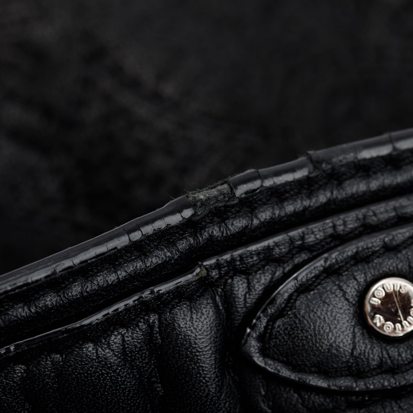 Louis Vuitton Black Monogram Antheia Leather Hobo PM