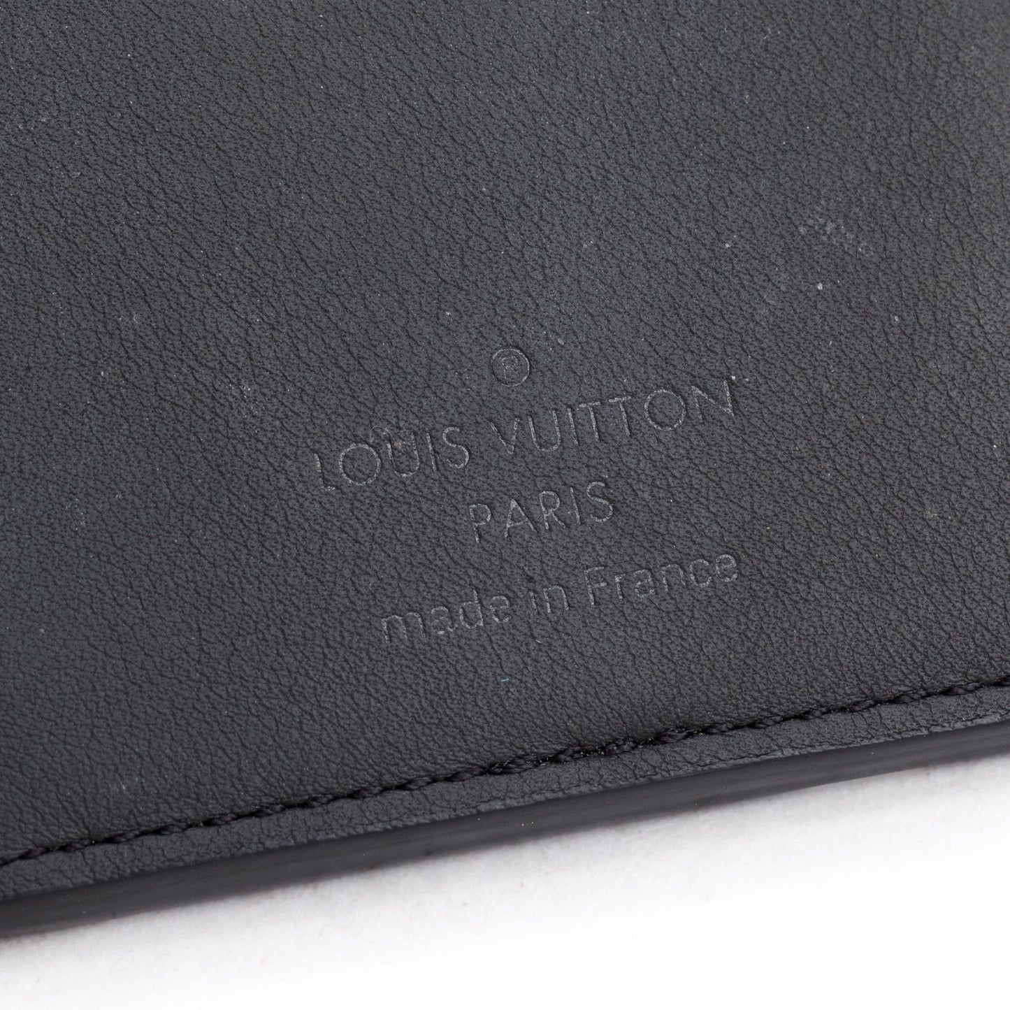 Louis Vuitton Black Monogram Cafskin Shadow Pocket Organizer