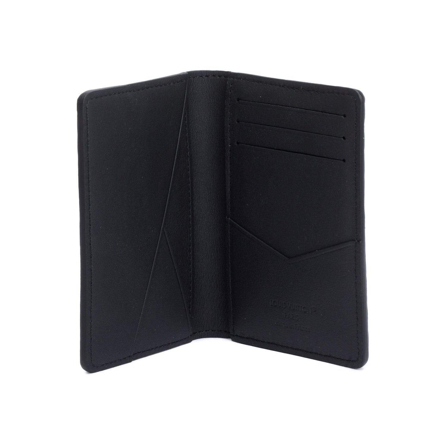 Louis Vuitton Black Monogram Calfskin Shadow Pocket Organizer