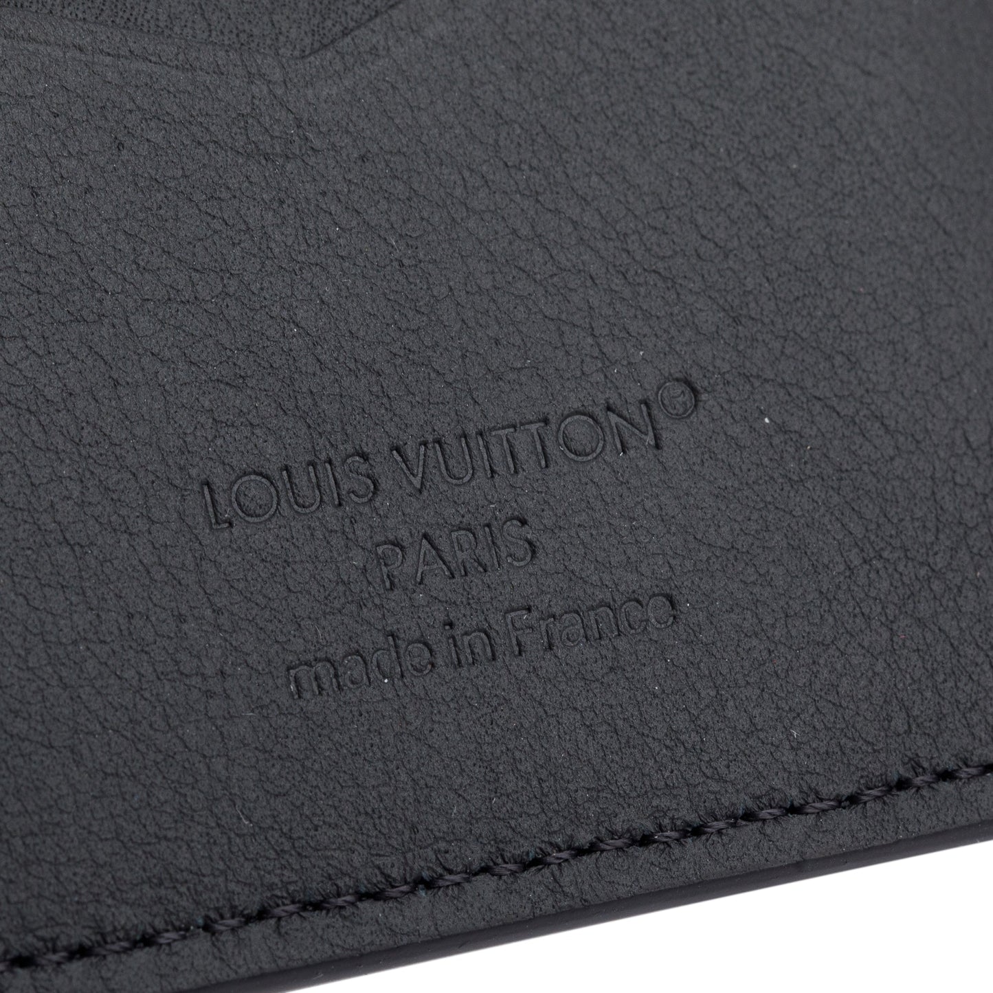 Louis Vuitton Black Monogram Calfskin Shadow Pocket Organizer