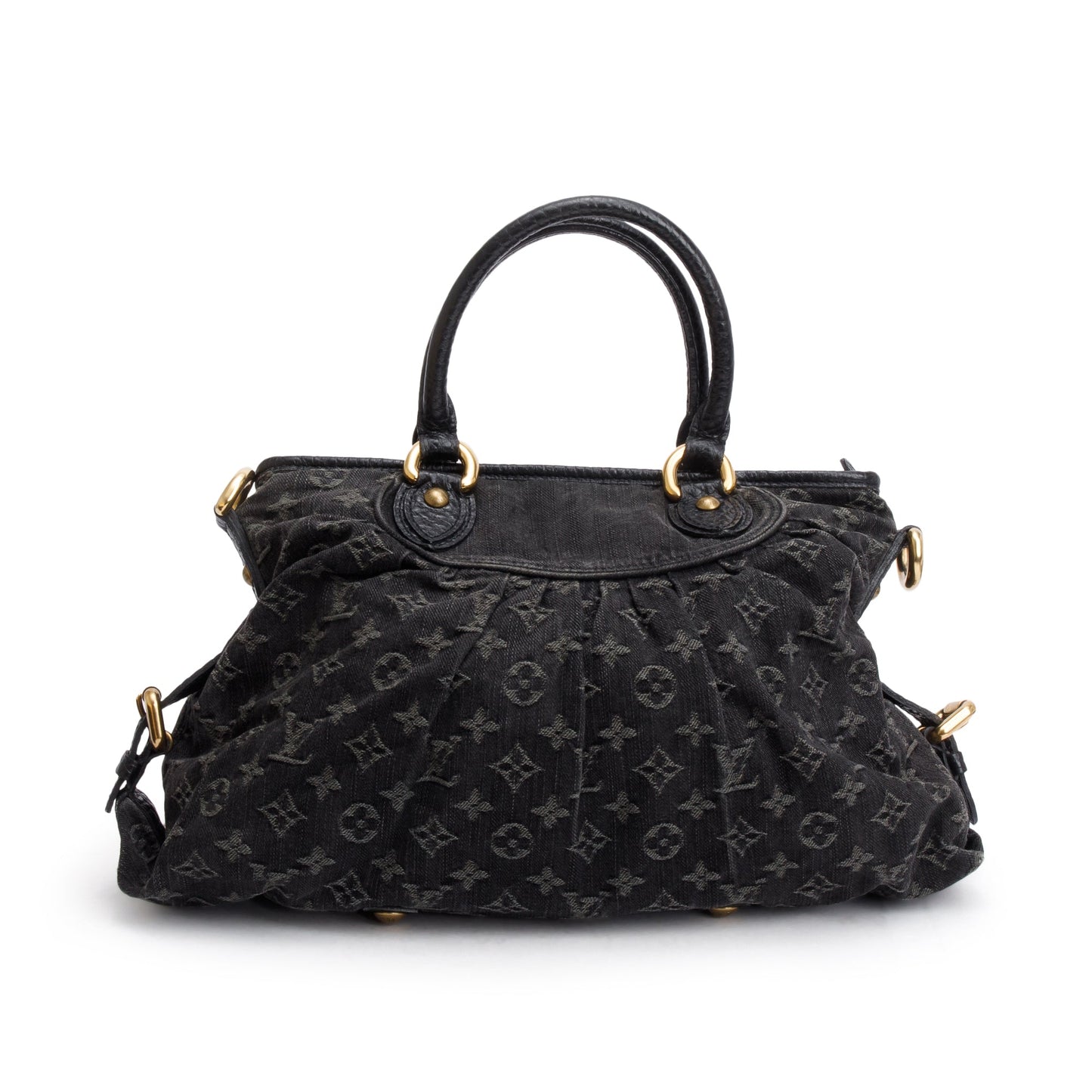 Louis Vuitton Black Monogram Denim Neo Cabby