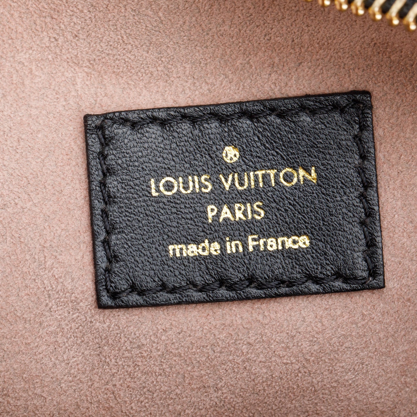 Louis Vuitton Black Monogram Embossed Lambskin Leather Coussin PM