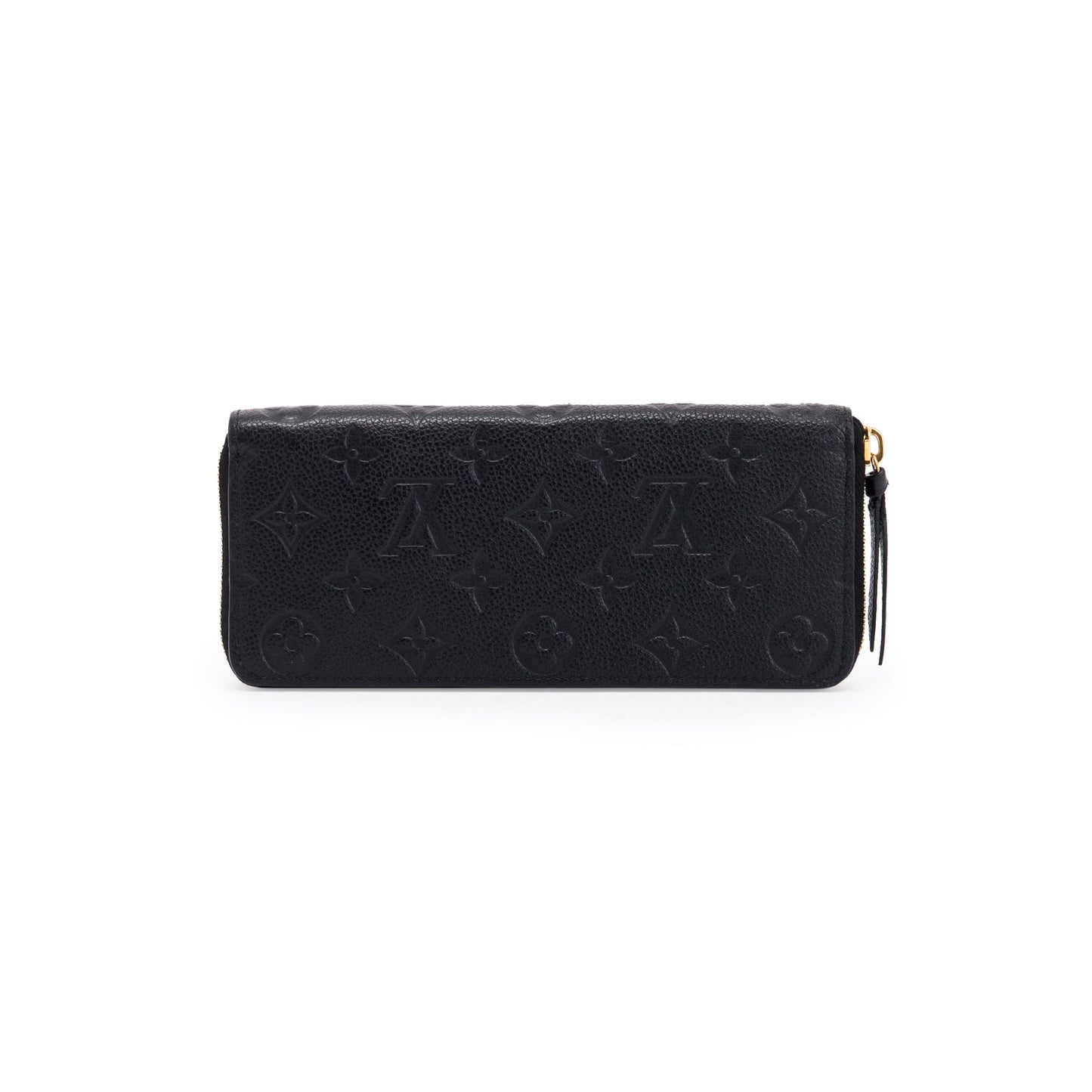 Louis Vuitton Black Monogram Empreinte Clemence Wallet