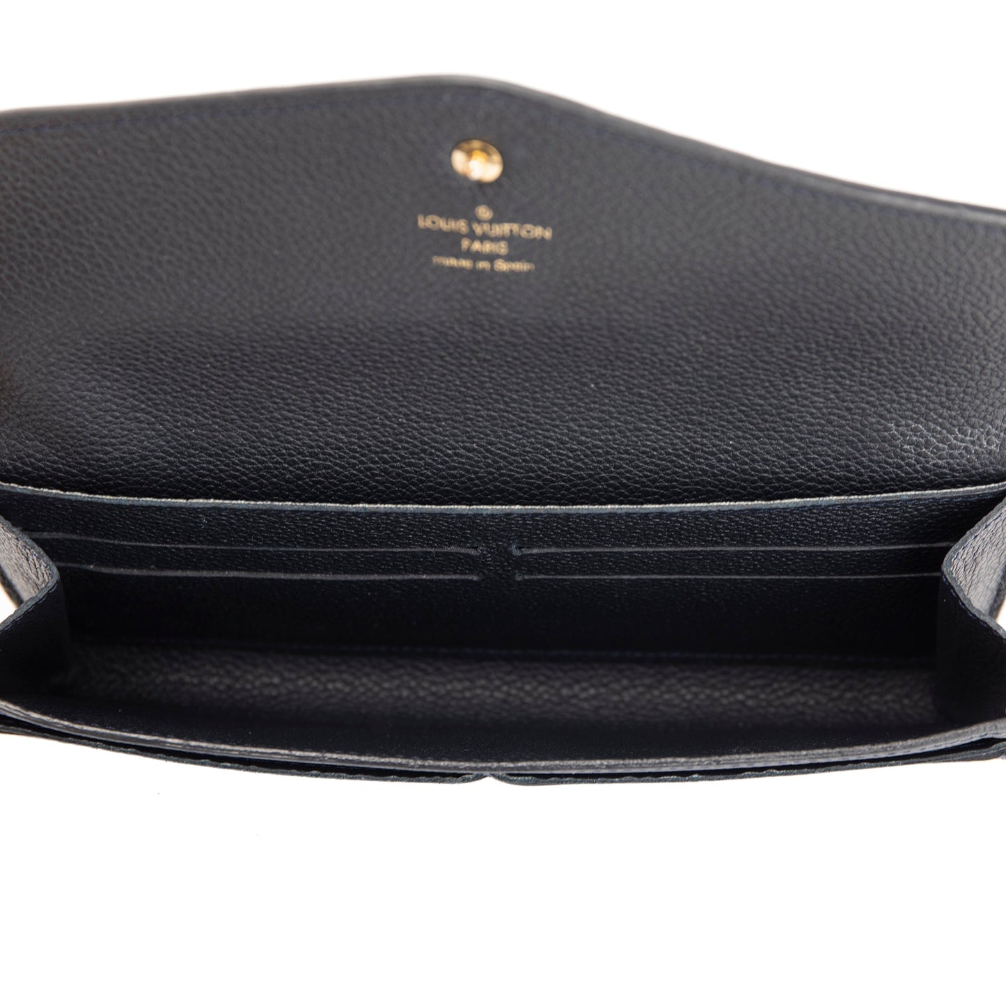 Louis Vuitton Black Monogram Empreinte Curieuse Wallet