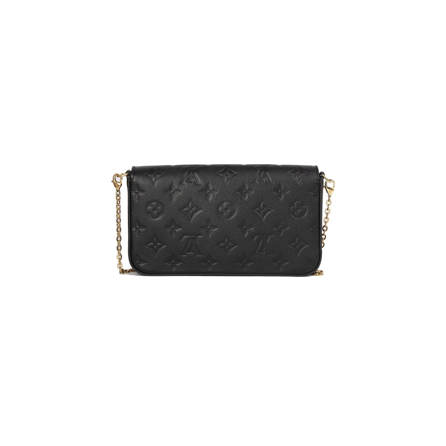 Louis Vuitton Black Monogram Empreinte Felicie Pochette Bag