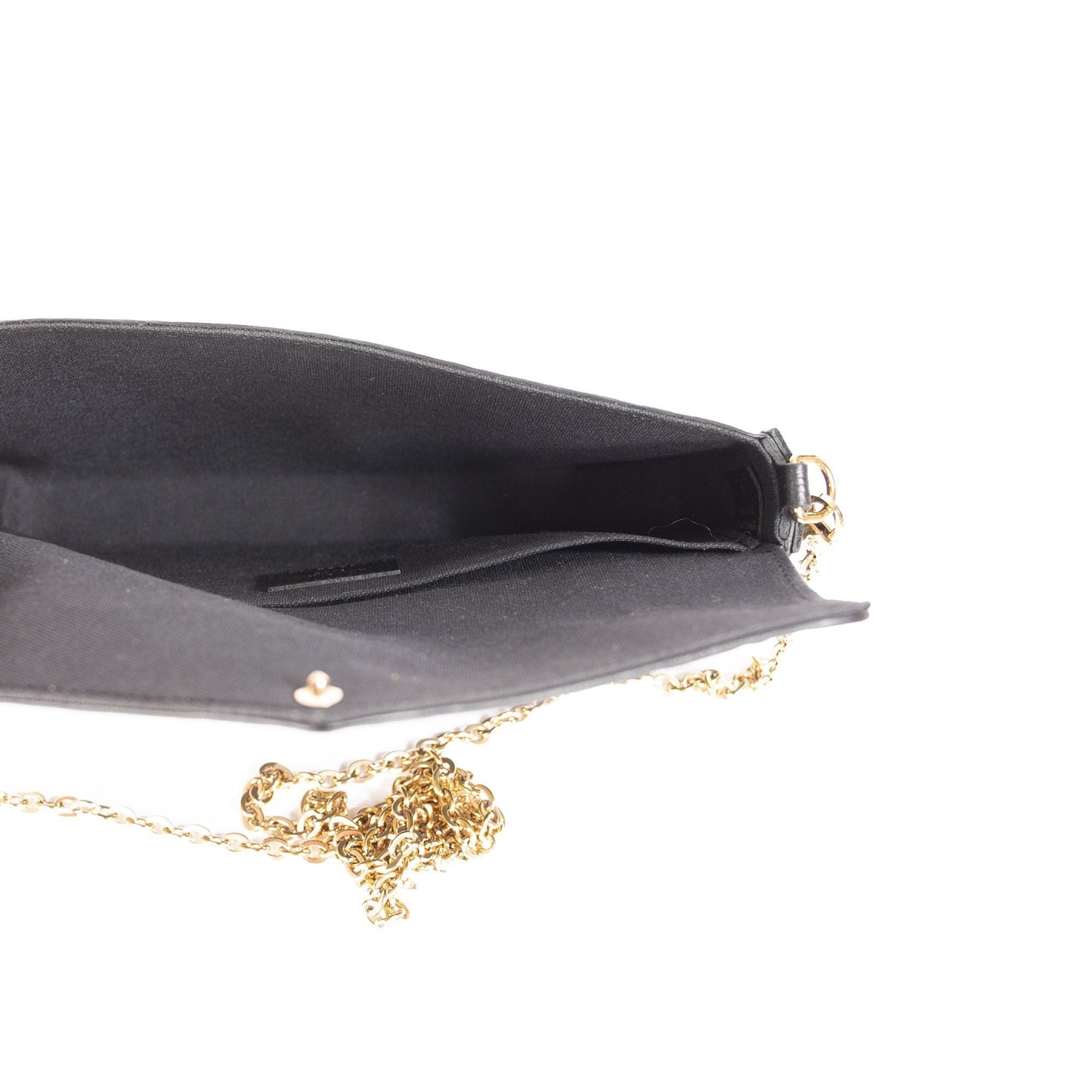 Louis Vuitton Black Monogram Empreinte Felicie Pochette Bag