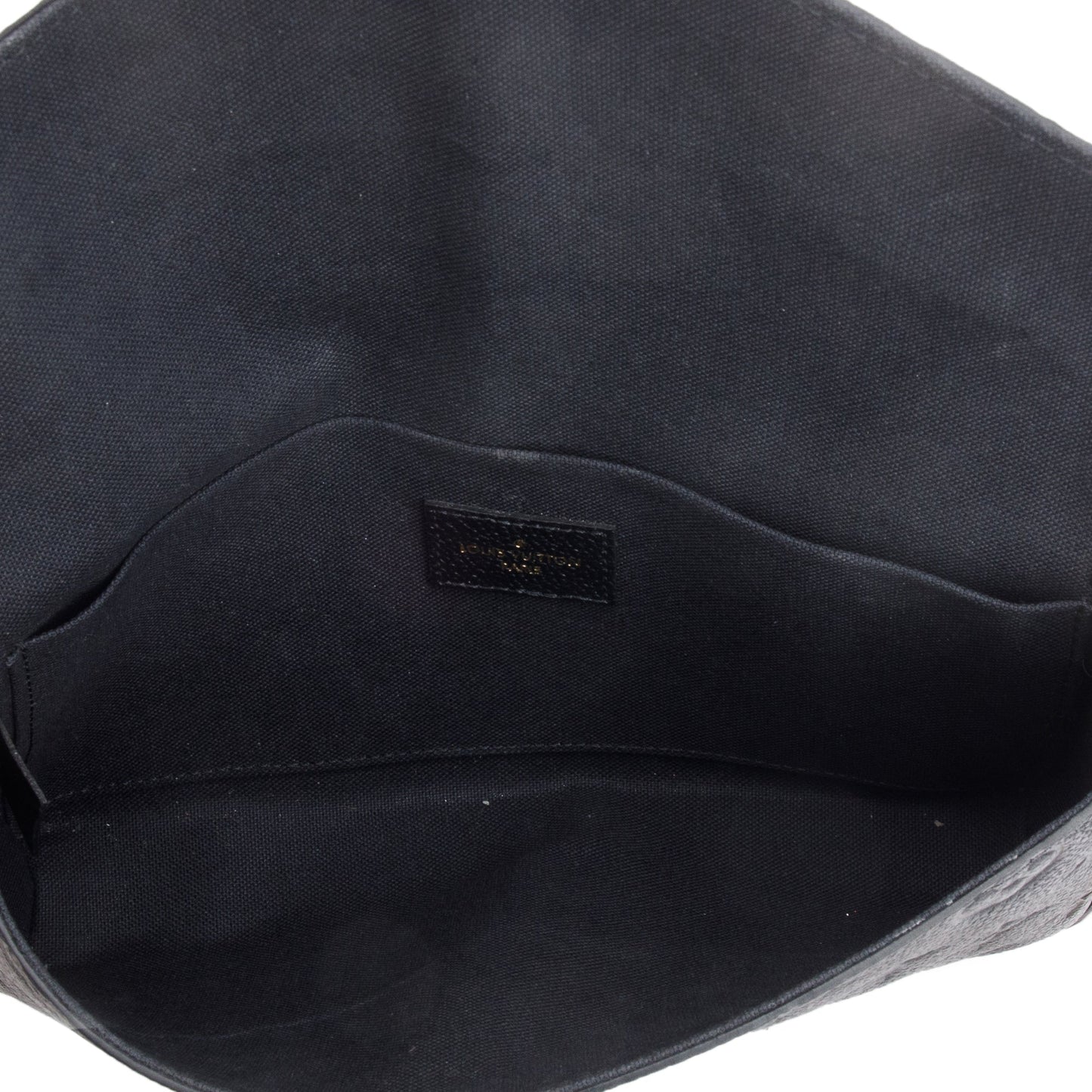 Louis Vuitton Black Monogram Empreinte Leather Felicie Pochette