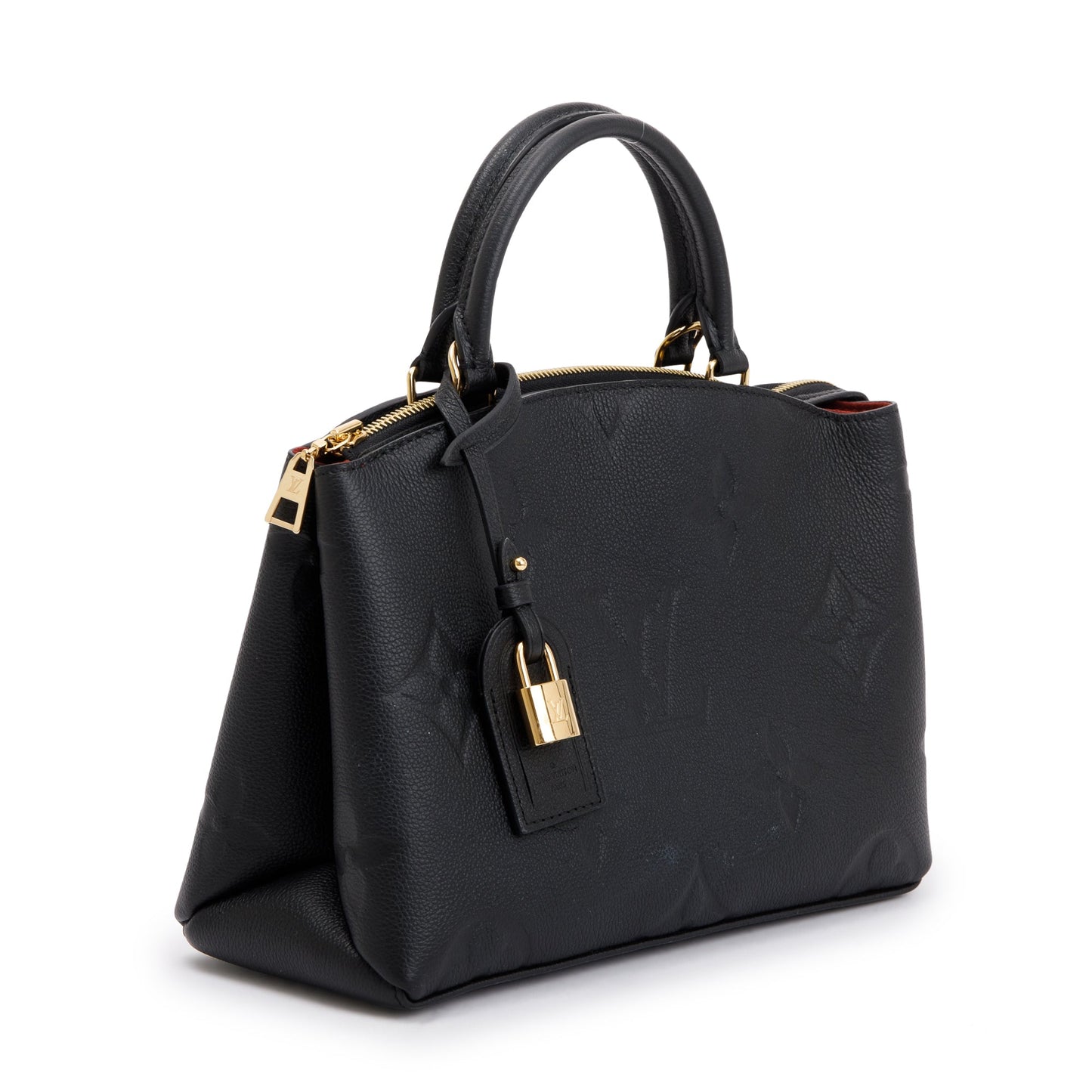 Louis Vuitton Black Monogram Empreinte Leather Petit Palais