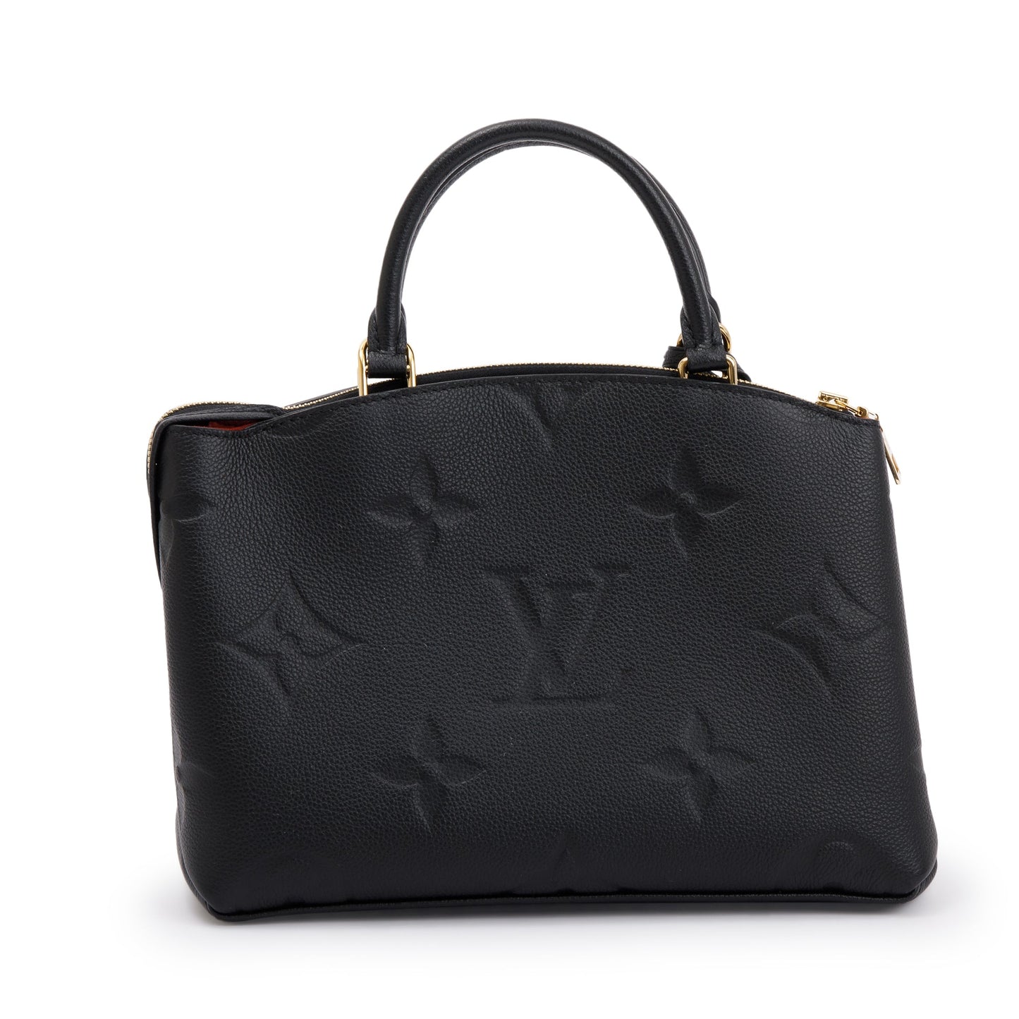 Louis Vuitton Black Monogram Empreinte Leather Petit Palais