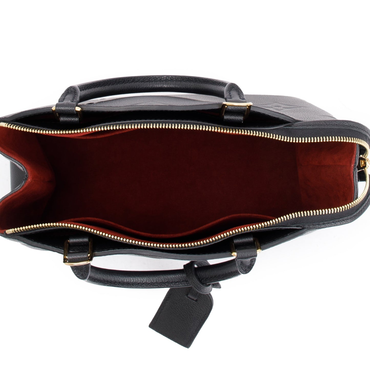Louis Vuitton Black Monogram Empreinte Leather Petit Palais