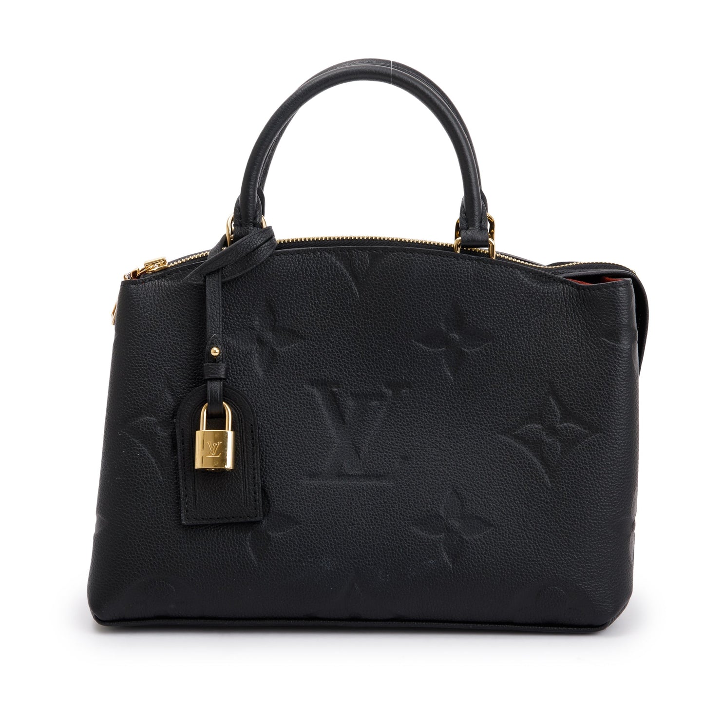 Louis Vuitton Black Monogram Empreinte Leather Petit Palais