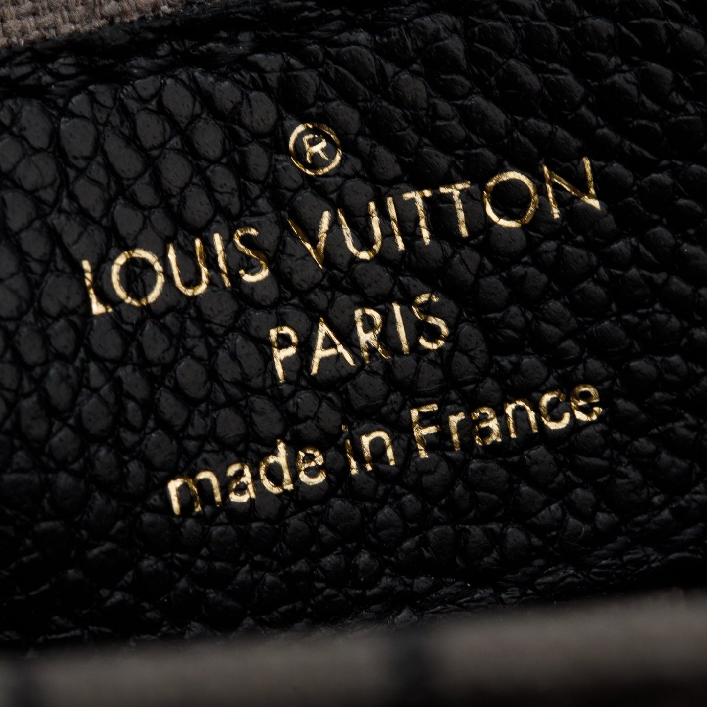 Louis Vuitton Black Monogram Empreinte Leather Pochette Metis