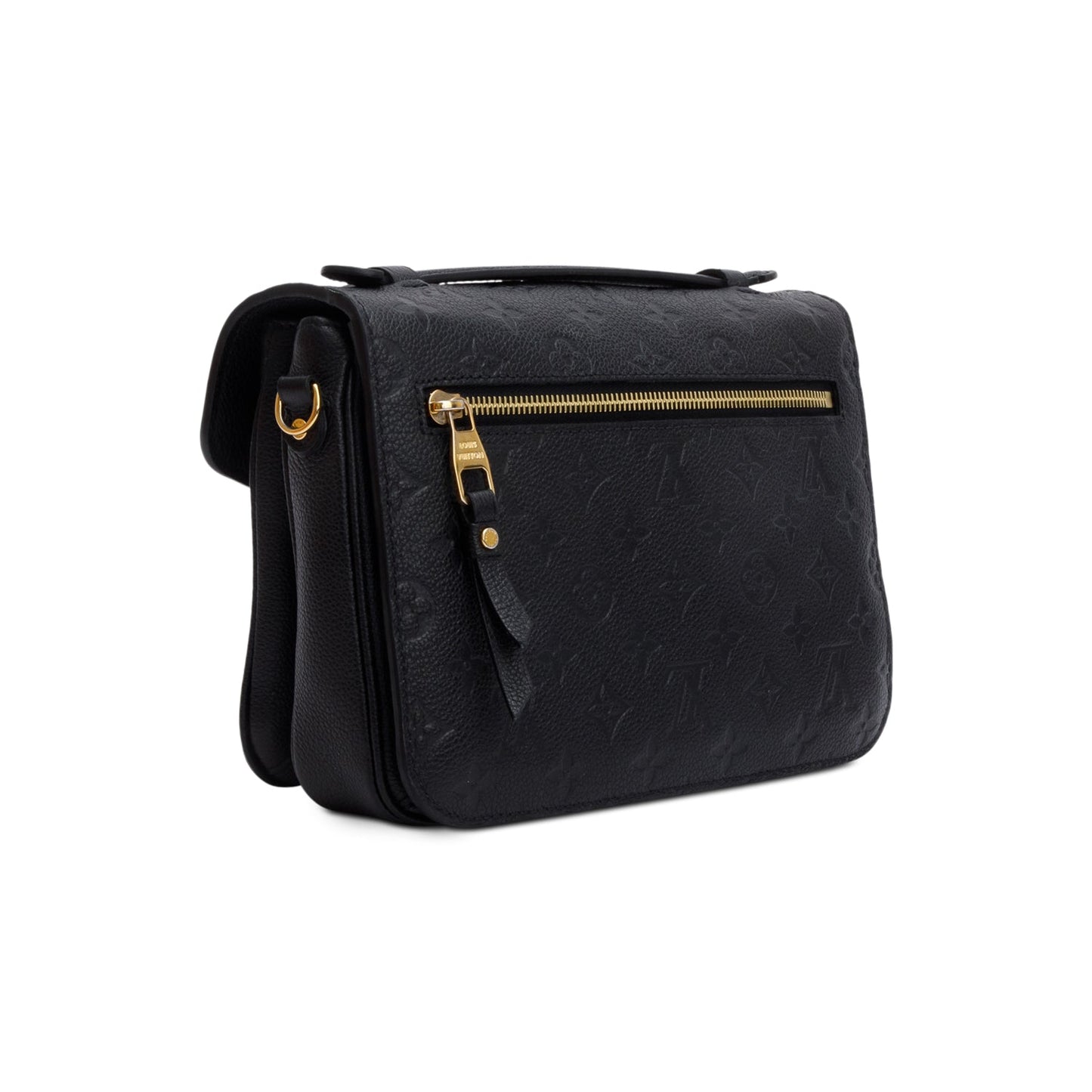 Louis Vuitton Black Monogram Empreinte Leather Pochette Metis