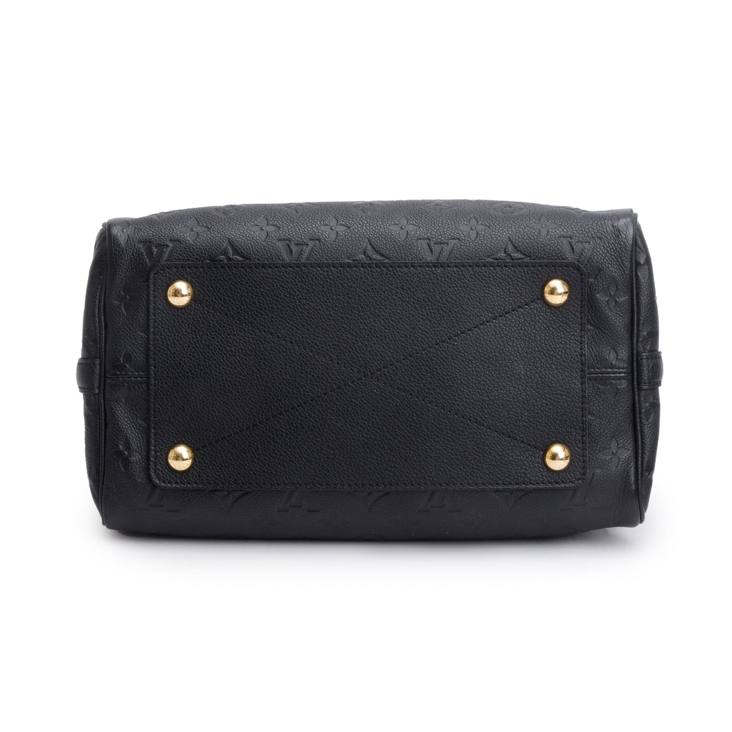 Louis Vuitton Black Monogram Empreinte Leather Speedy Bandouliere 30