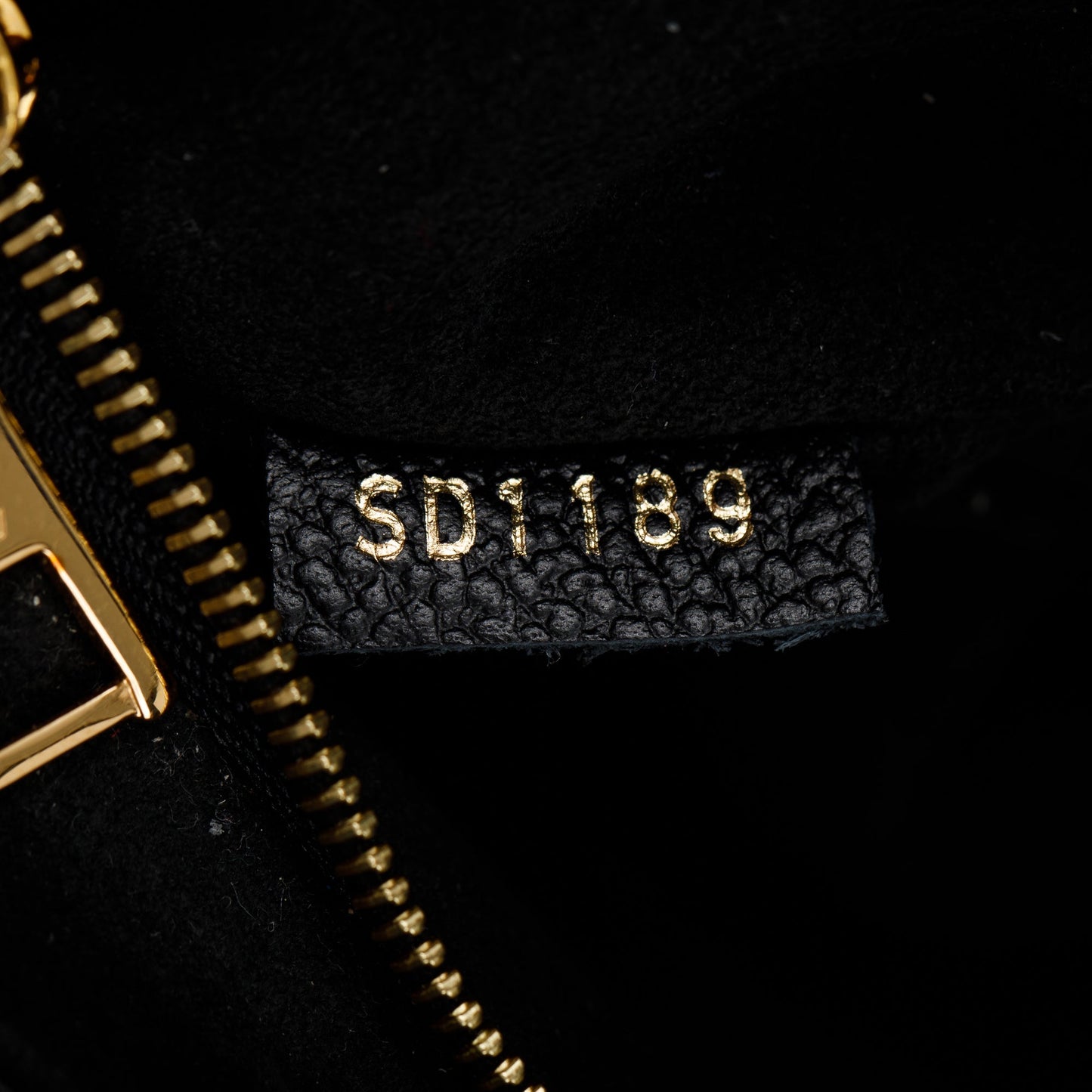 Louis Vuitton Black Monogram Empreinte Leather Vavin MM