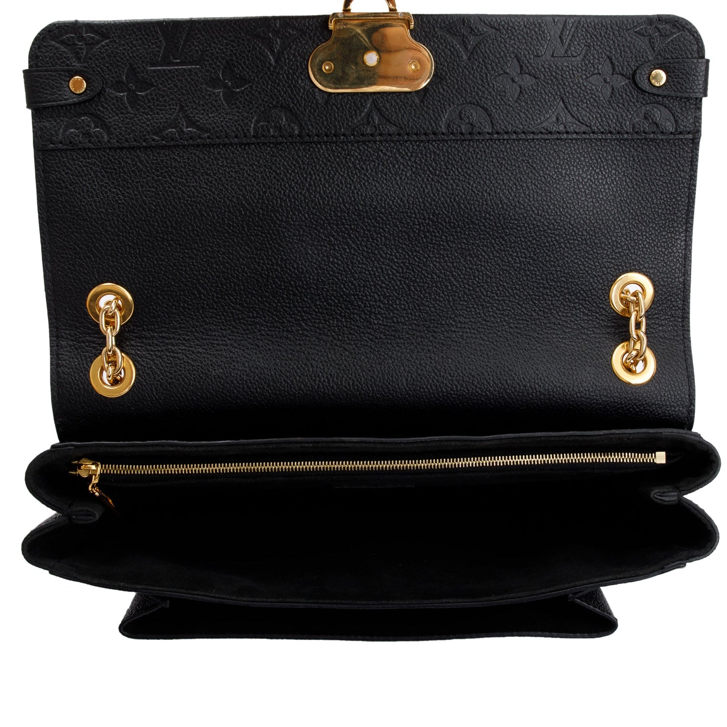 Louis Vuitton Black Monogram Empreinte Leather Vavin MM