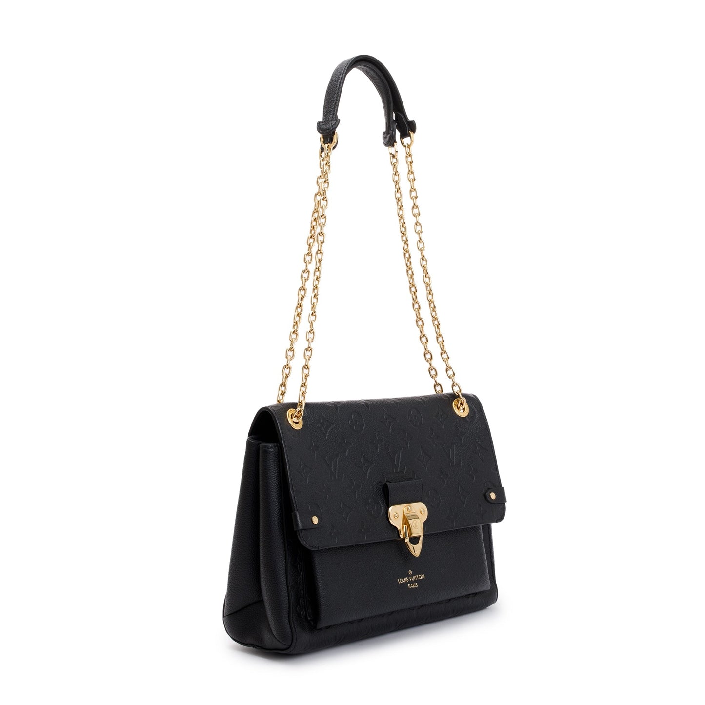 Louis Vuitton Black Monogram Empreinte Leather Vavin MM