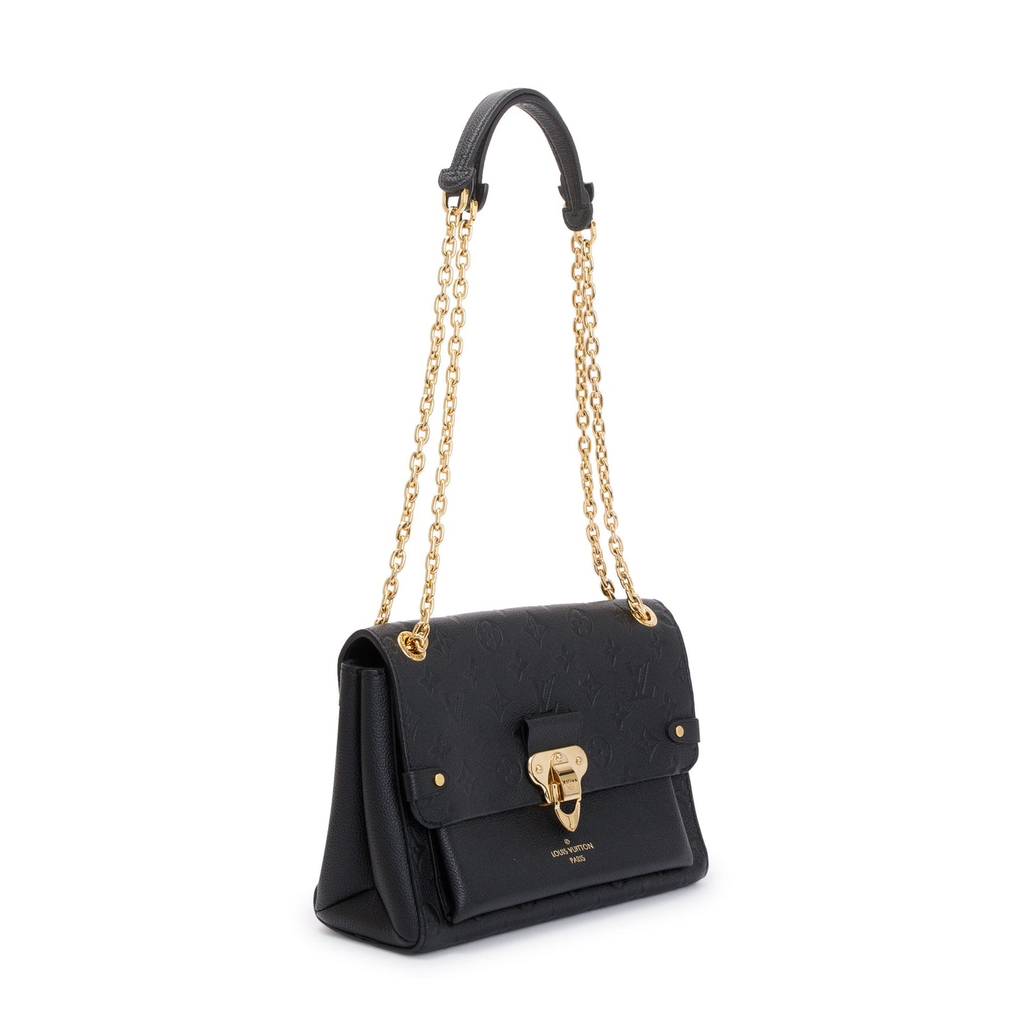 Louis Vuitton Black Monogram Empreinte Leather Vavin PM