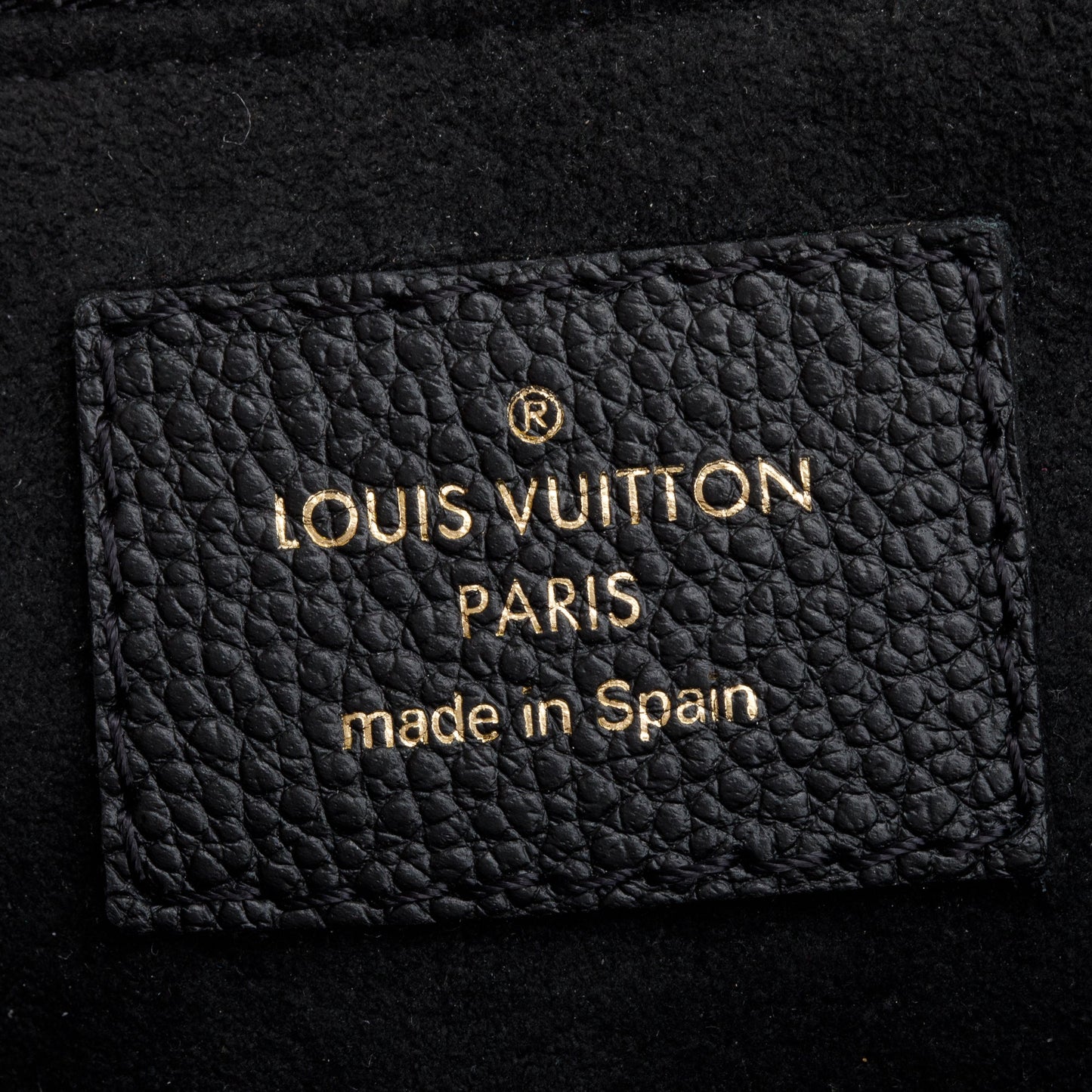 Louis Vuitton Black Monogram Empreinte Surene MM