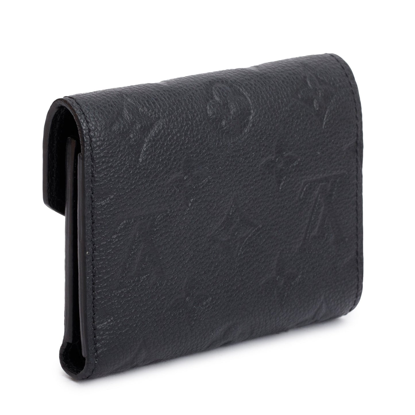 Louis Vuitton Black Monogram Empreinte Victorine Wallet