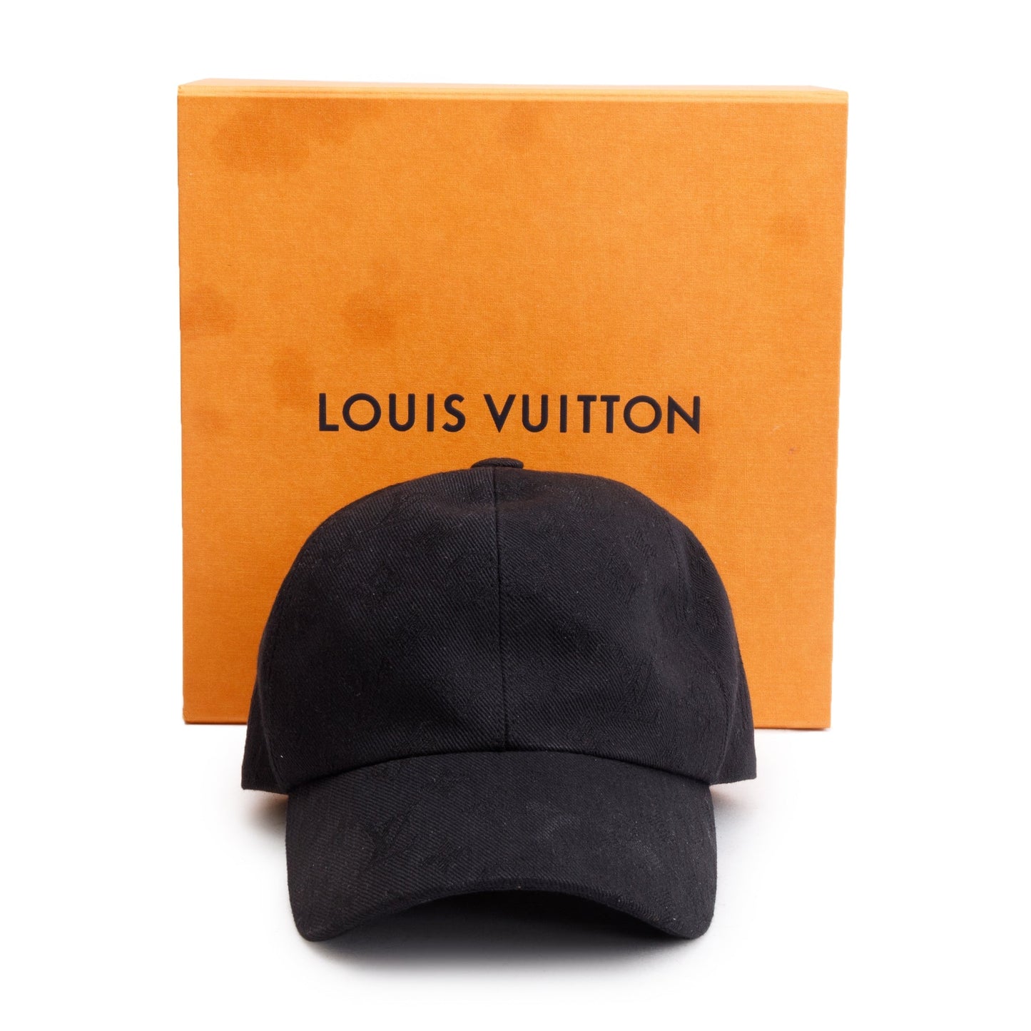 Louis Vuitton Black Monogram Essential Cap