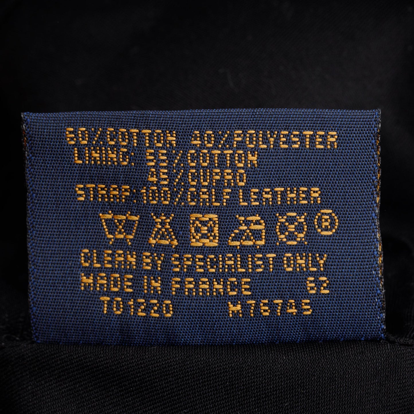 Louis Vuitton Black Monogram Essential Cap
