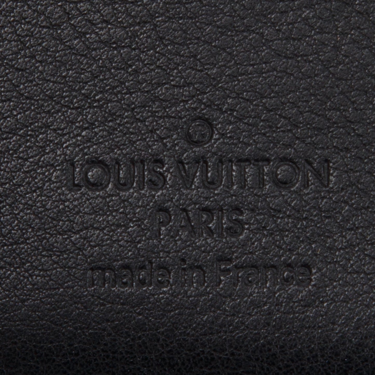 Louis Vuitton Black Monogram Mahina Leather Amelia Wallet