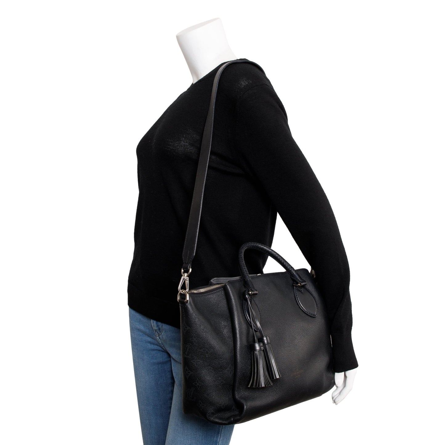 Louis Vuitton Black Monogram Mahina Leather Haumea