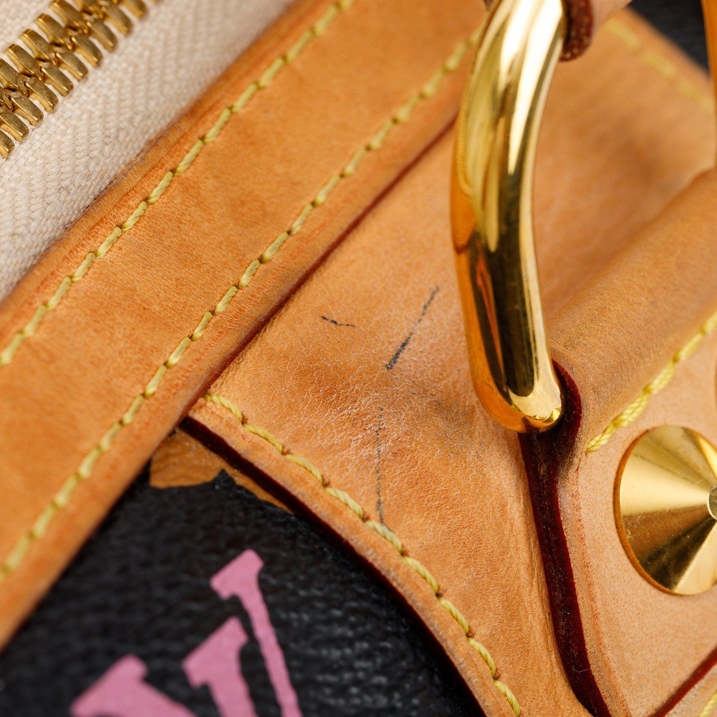 Louis Vuitton Black Monogram Multicolor Courtney GM