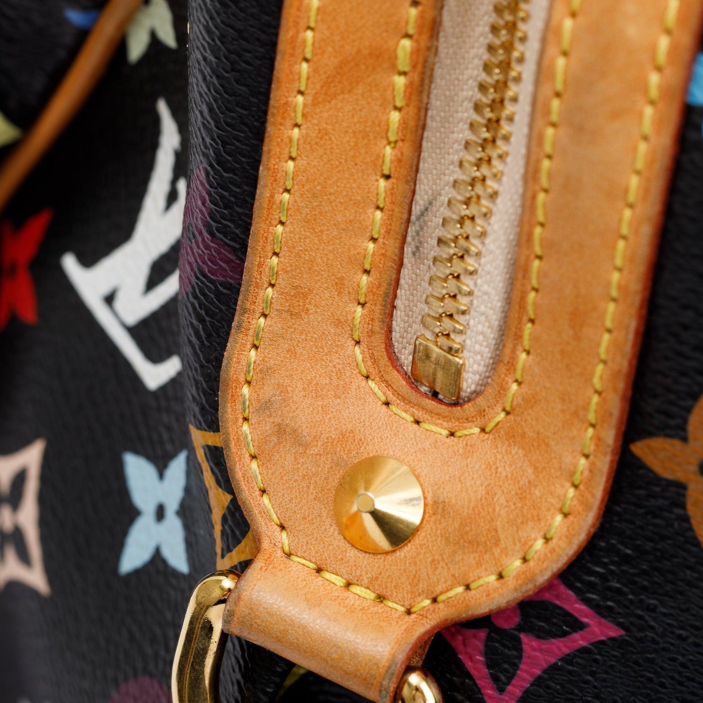 Louis Vuitton Black Monogram Multicolor Courtney GM