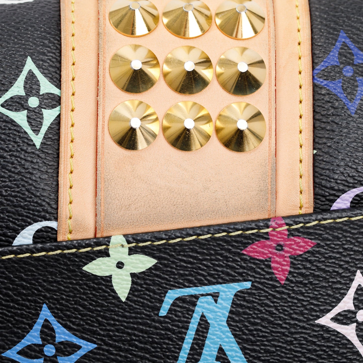 Louis Vuitton Black Monogram Multicolor Courtney GM