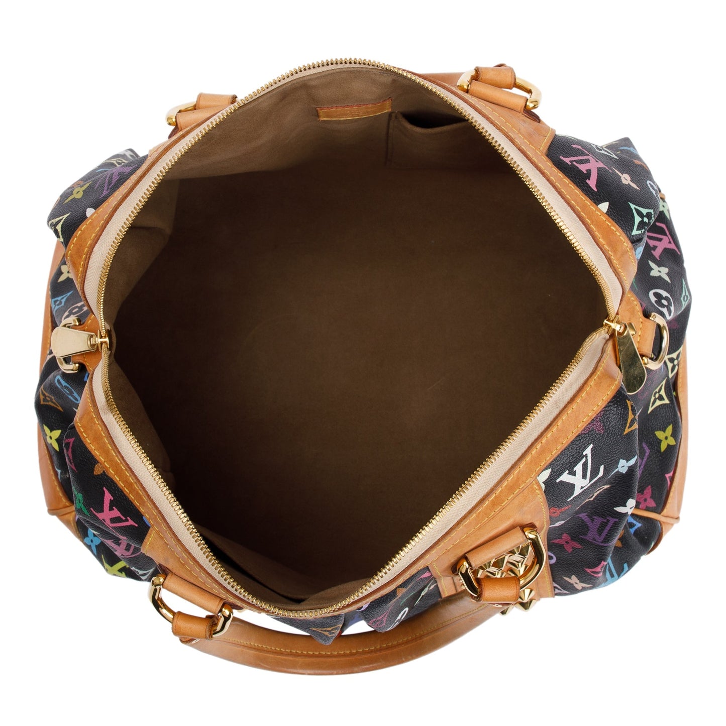 Louis Vuitton Black Monogram Multicolor Courtney GM