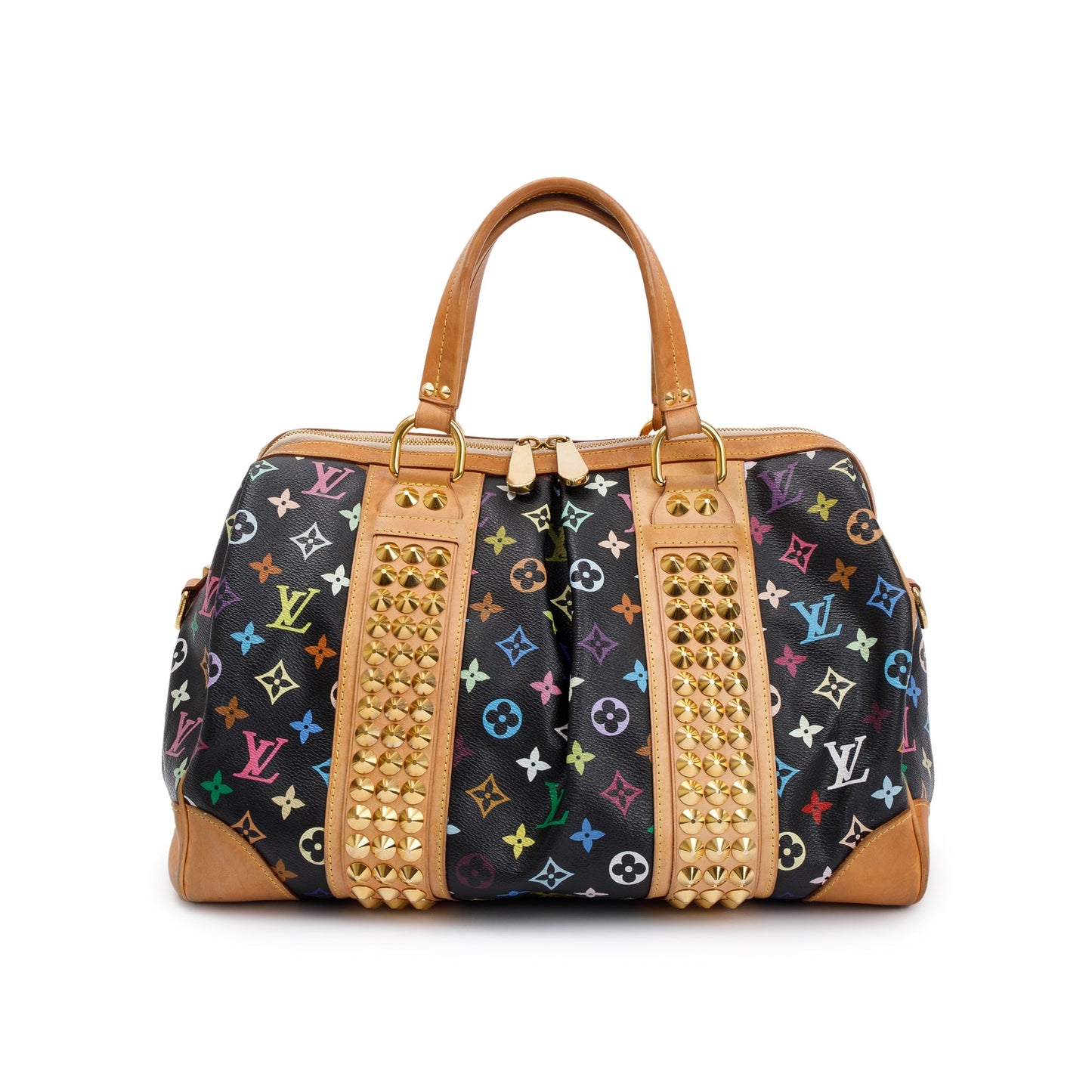 Louis Vuitton Black Monogram Multicolor Courtney GM