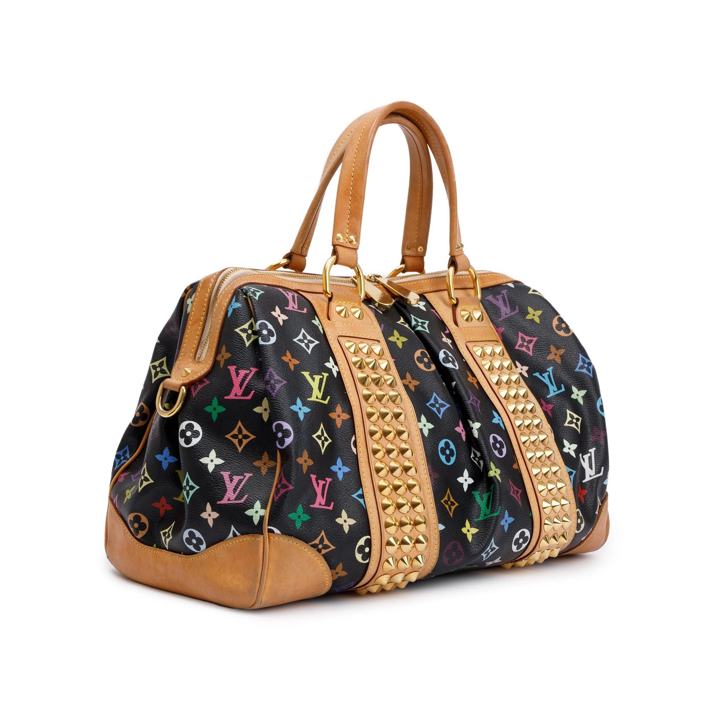 Louis Vuitton Black Monogram Multicolor Courtney GM