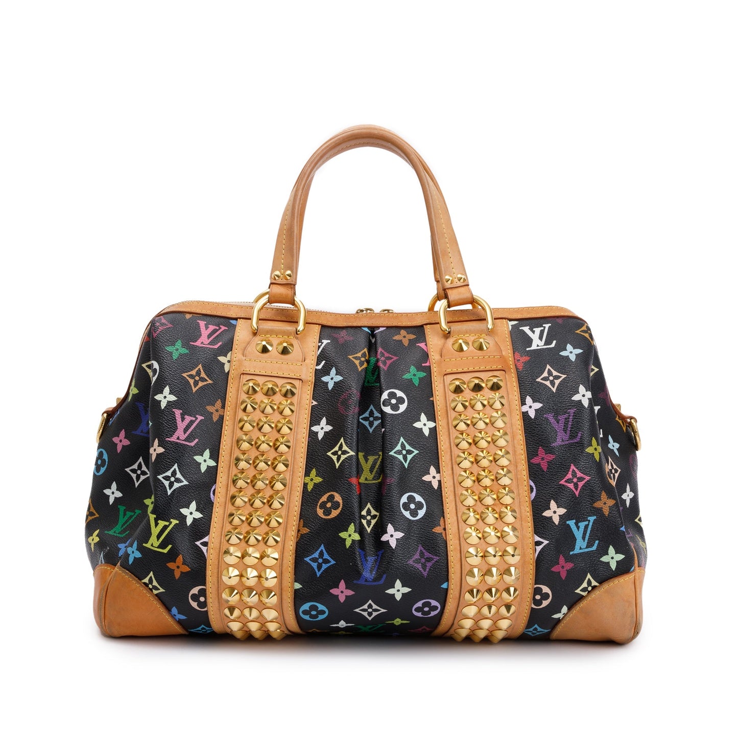 Louis Vuitton Black Monogram Multicolor Courtney GM