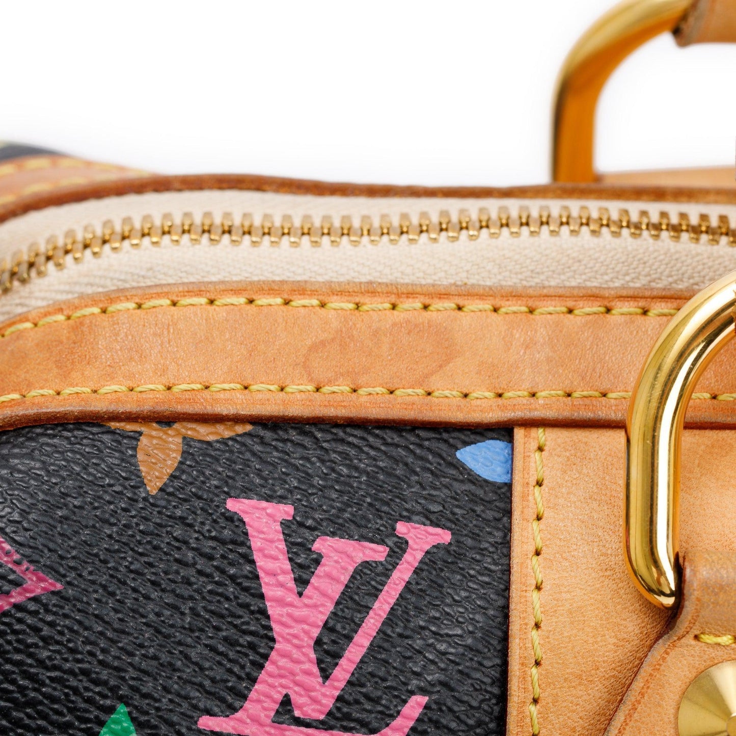 Louis Vuitton Black Monogram Multicolor Courtney GM