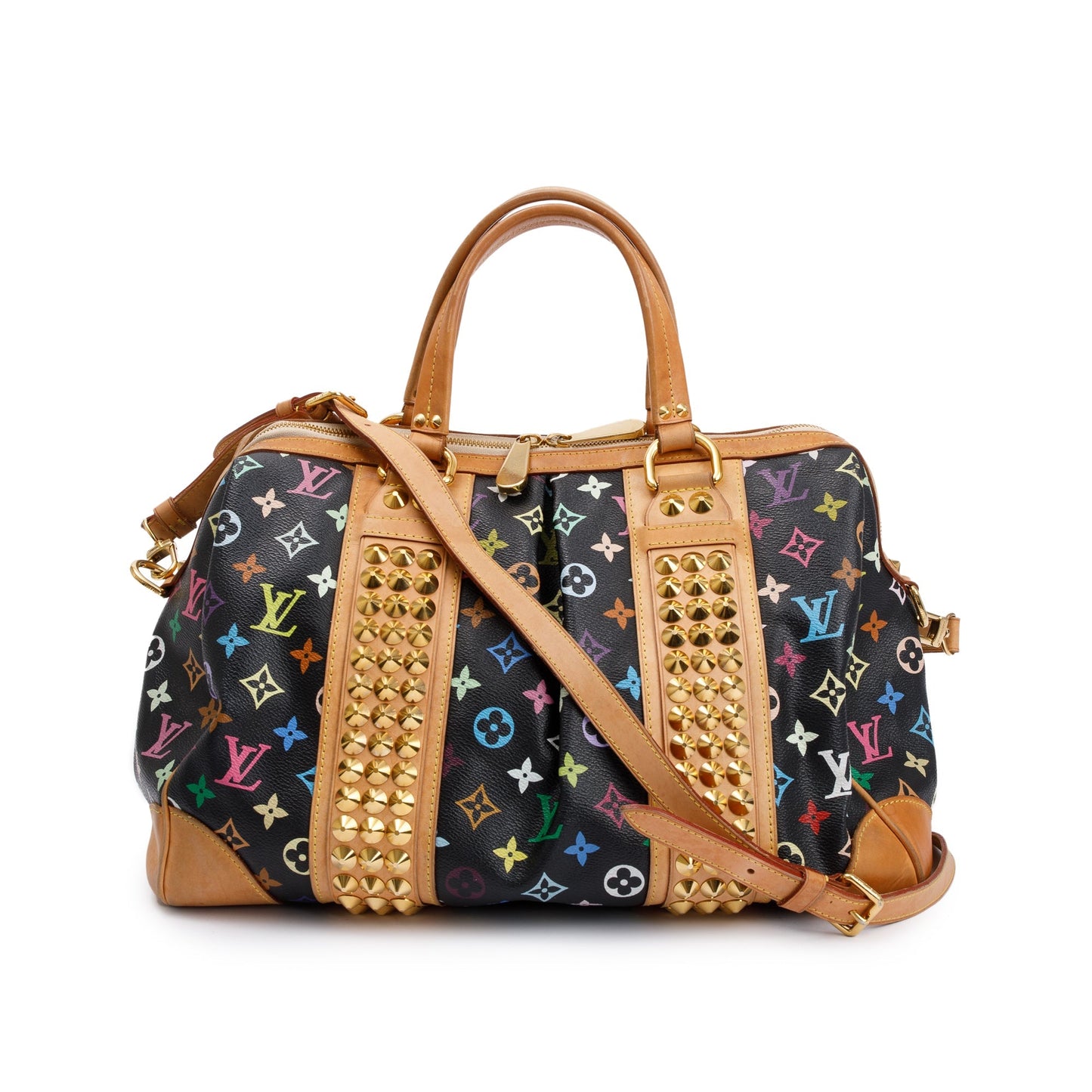 Louis Vuitton Black Monogram Multicolor Courtney GM