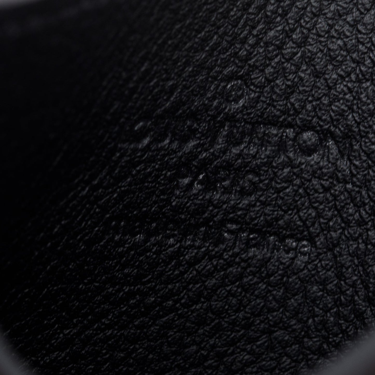 Louis Vuitton Black Monogram Shadow Calf Leather Double Card Holder