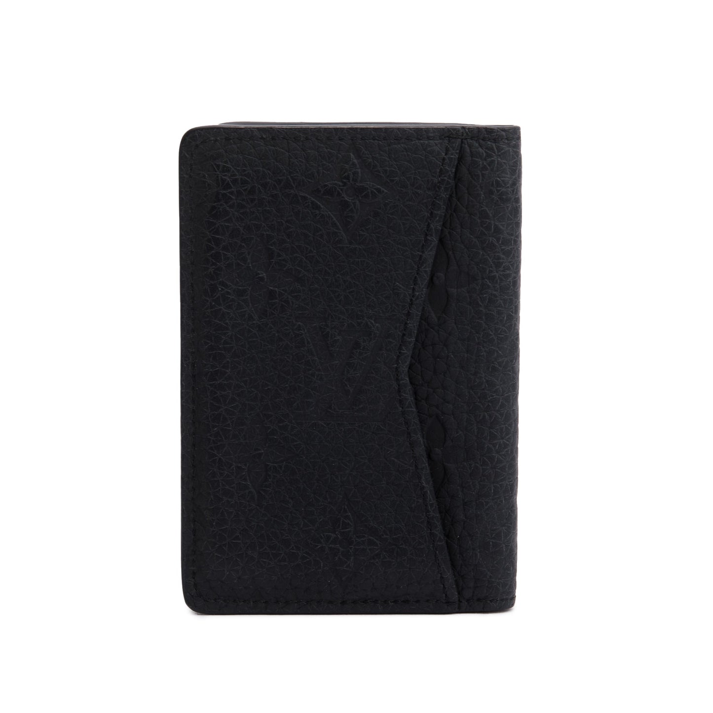 Louis Vuitton Black Monogram Shadow Calf Leather Pocket Organizer